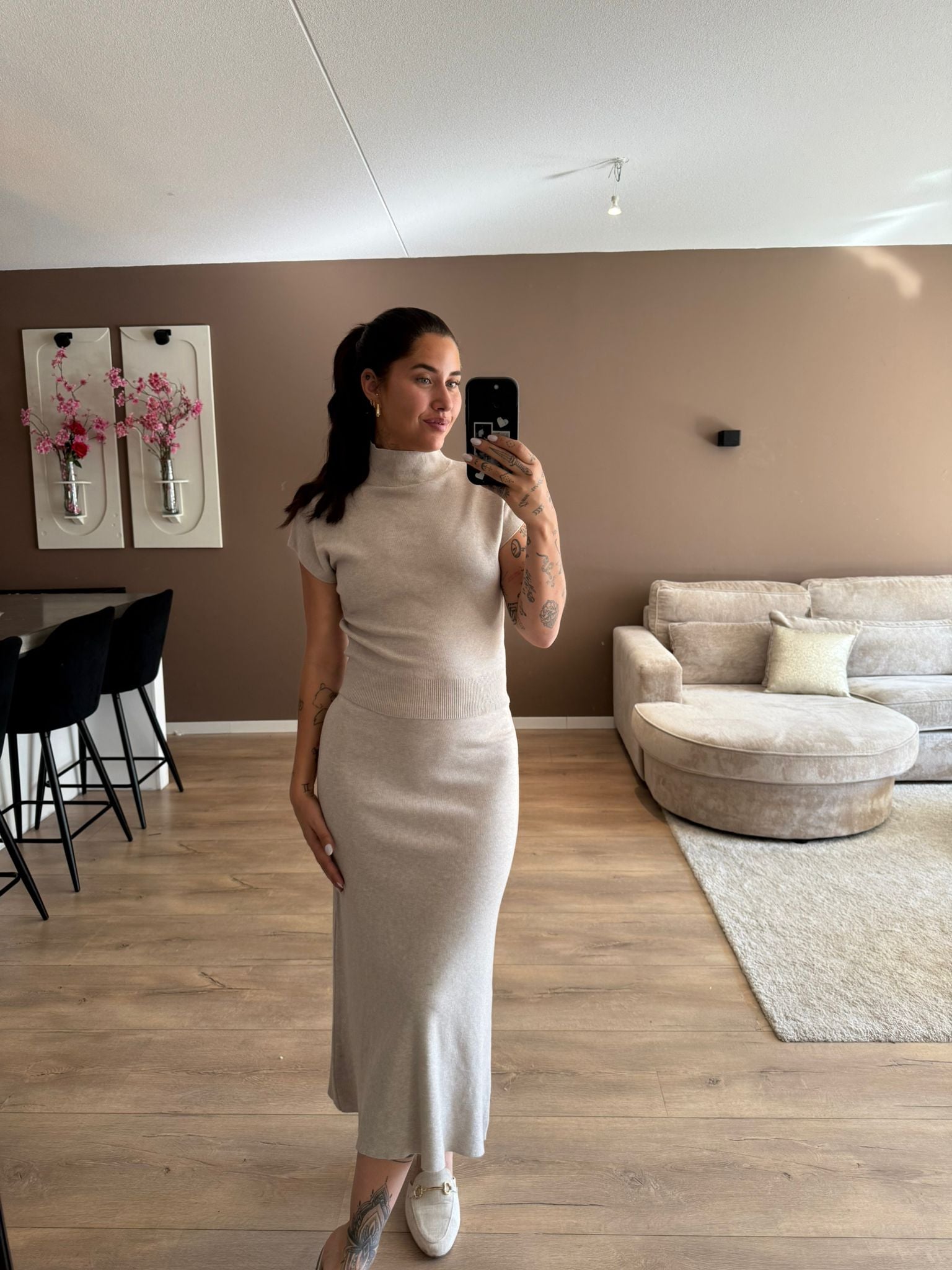 Variola co-ord set - beige