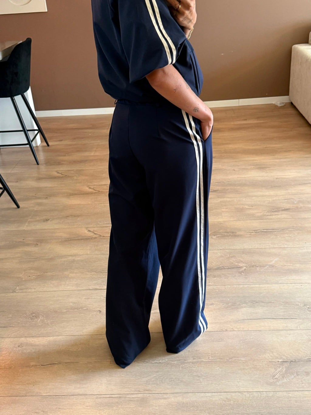 Elise trouser navy blauw