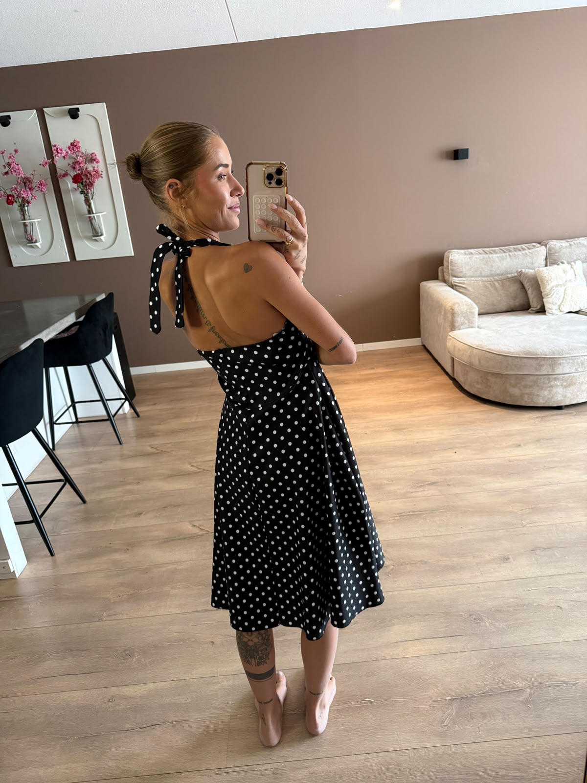 Dotty picknick dress