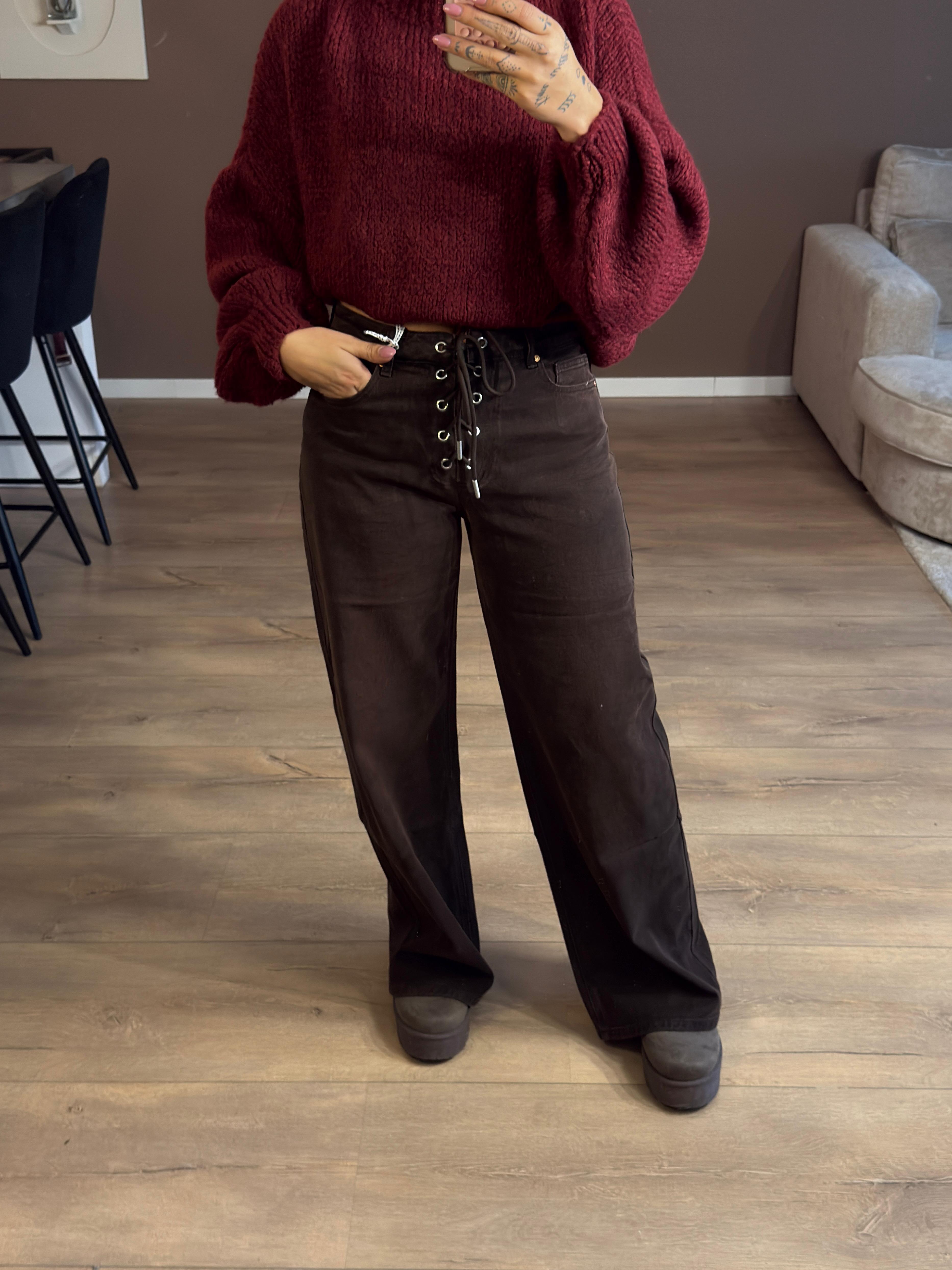 Queen heart wide leg