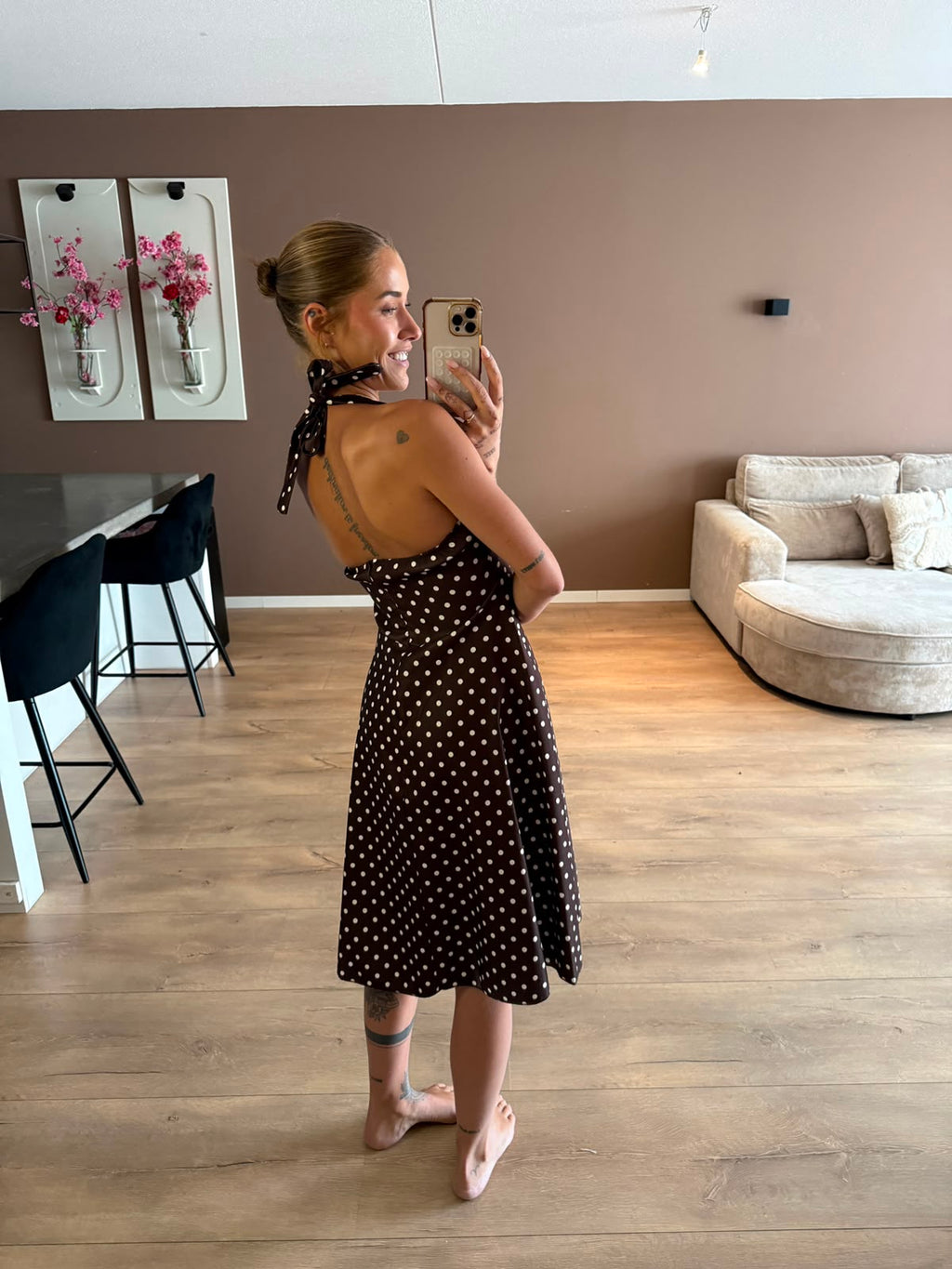 Dotty picknick dress