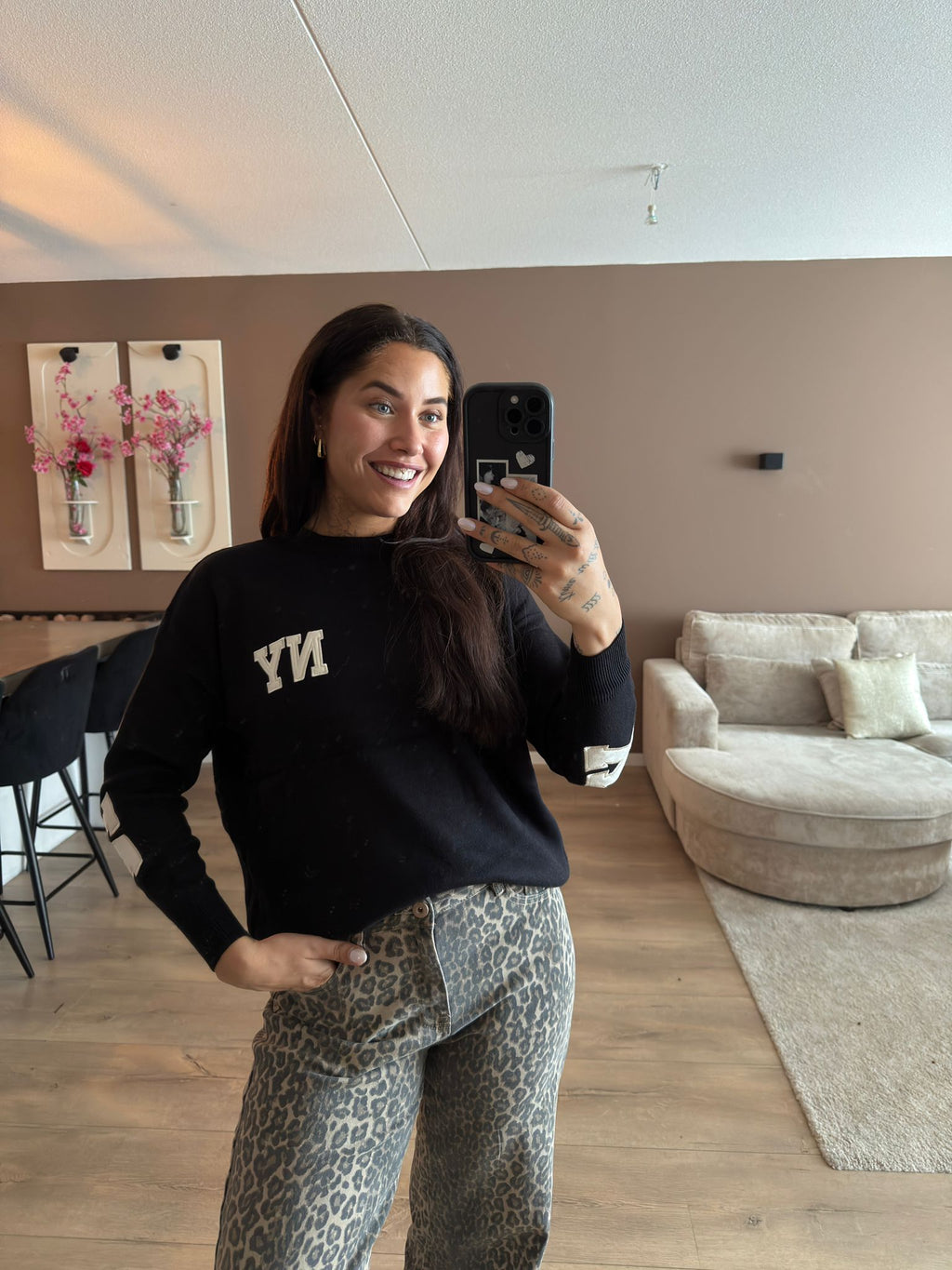 NY knitwear sweater black