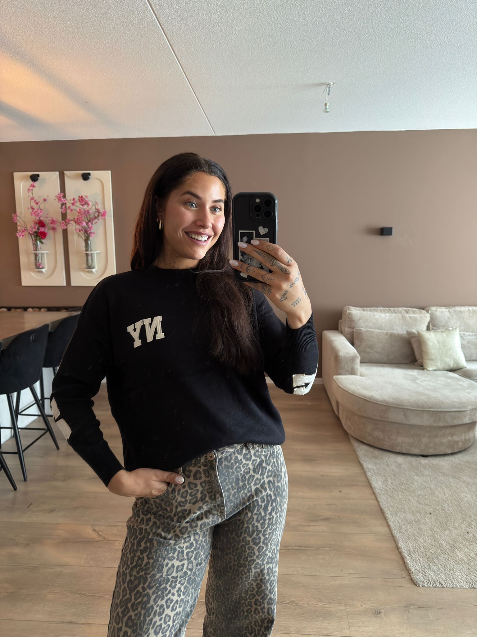 NY knitwear sweater black