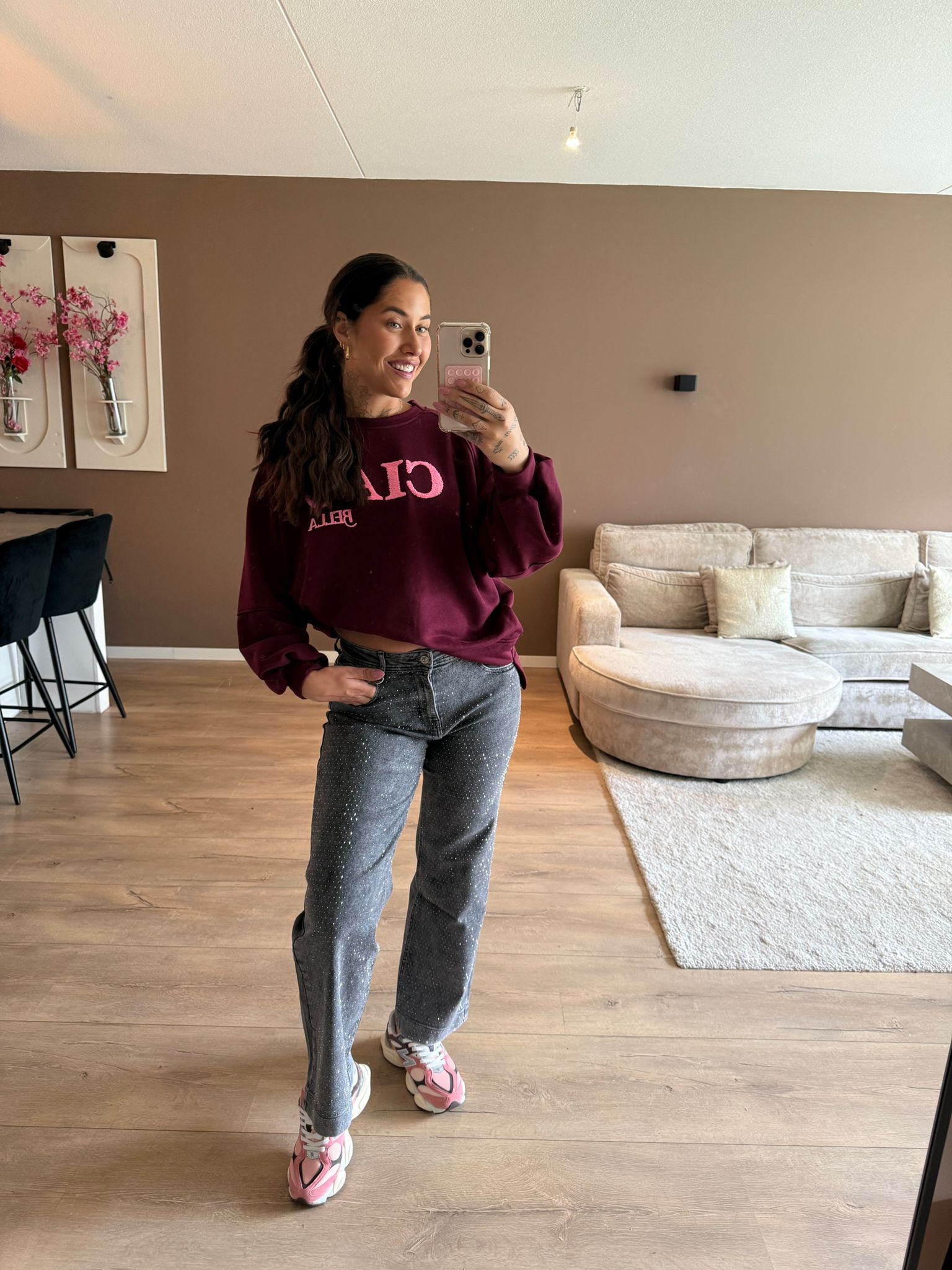 Ciao sweater Bordeaux