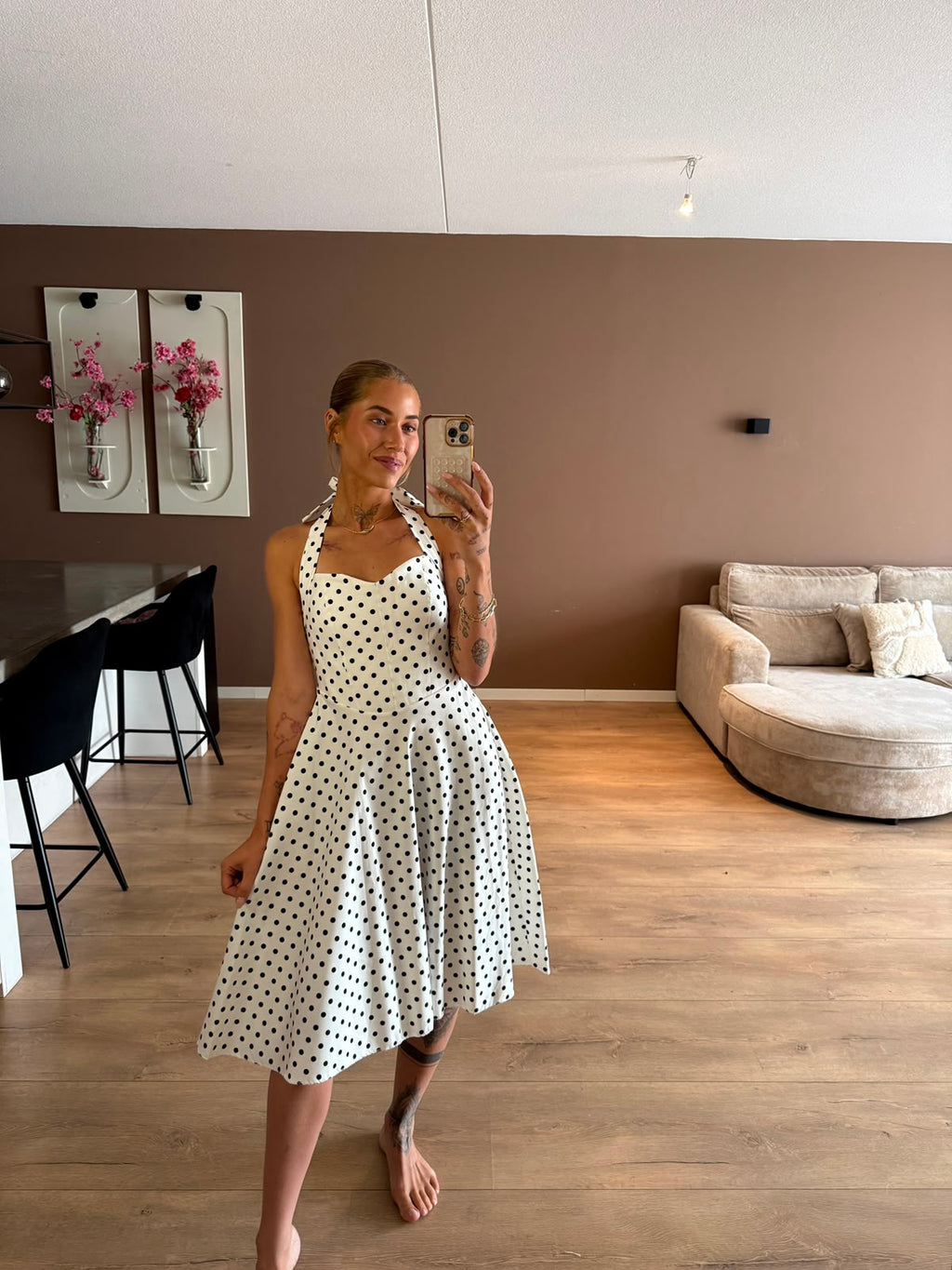Dotty picknick dress
