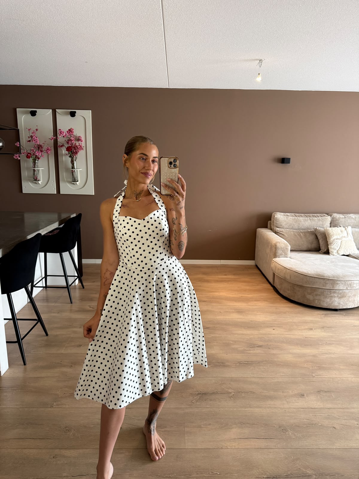 Dotty picknick dress