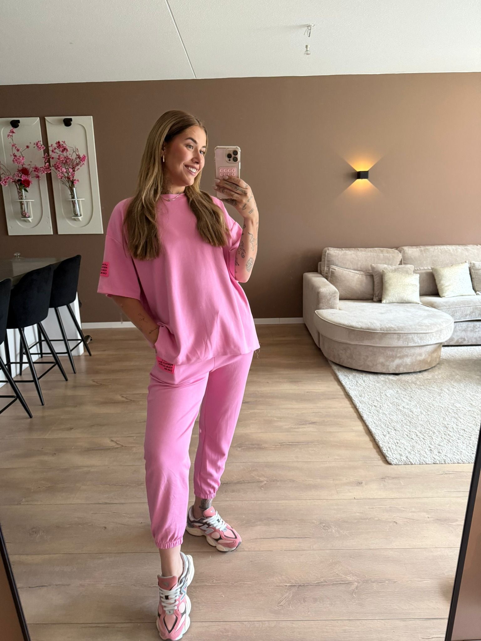Life isn’t perfect long pink