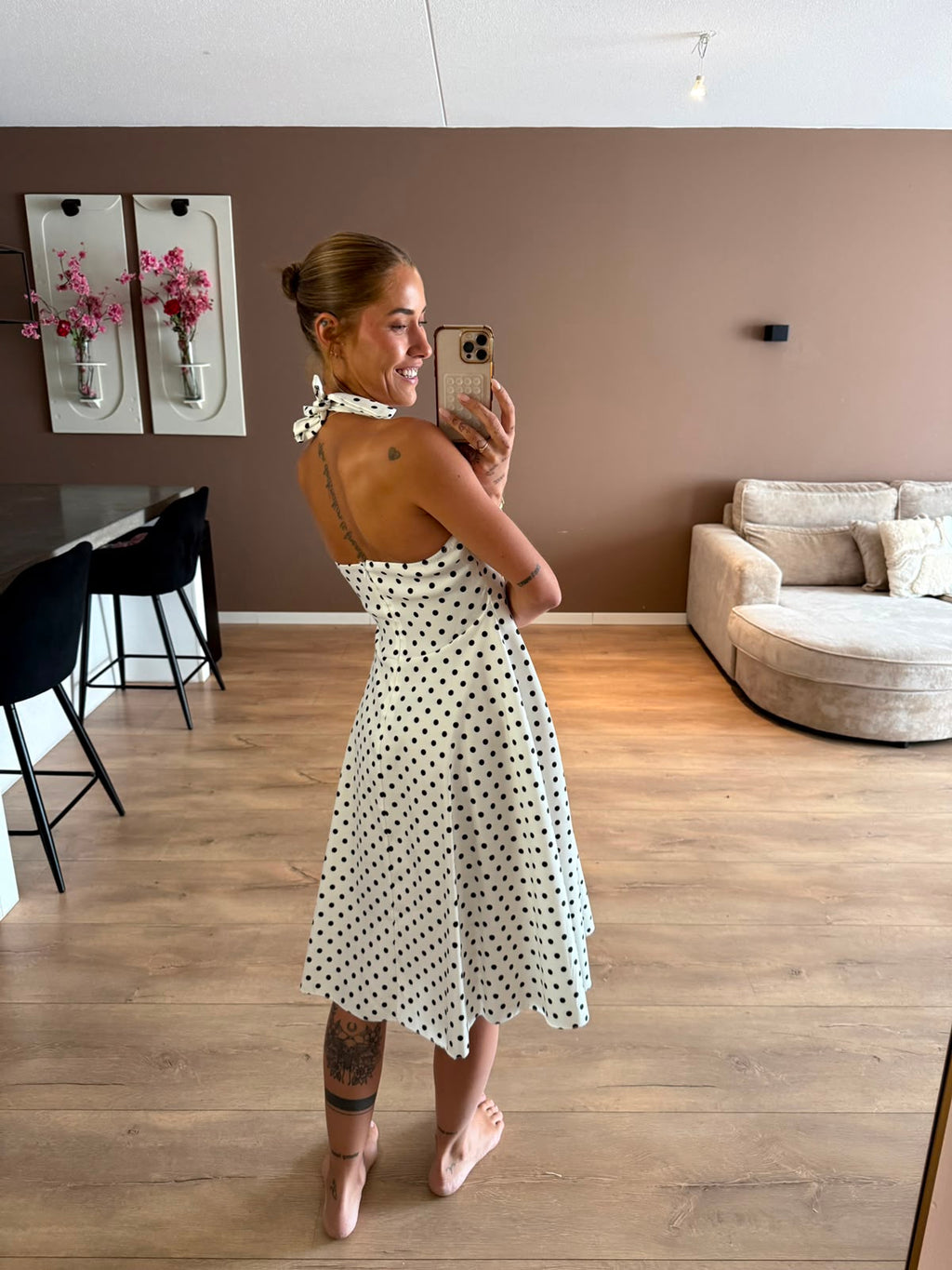 Dotty picknick dress