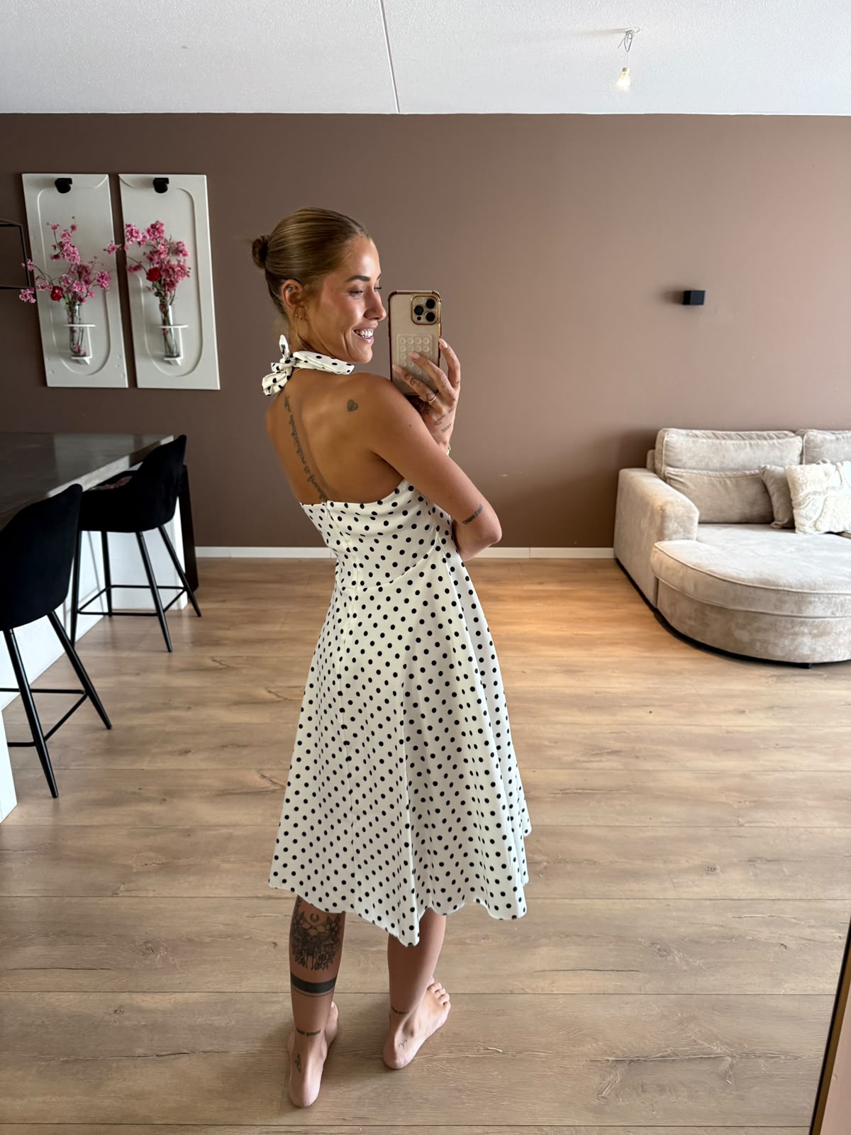 Dotty picknick dress