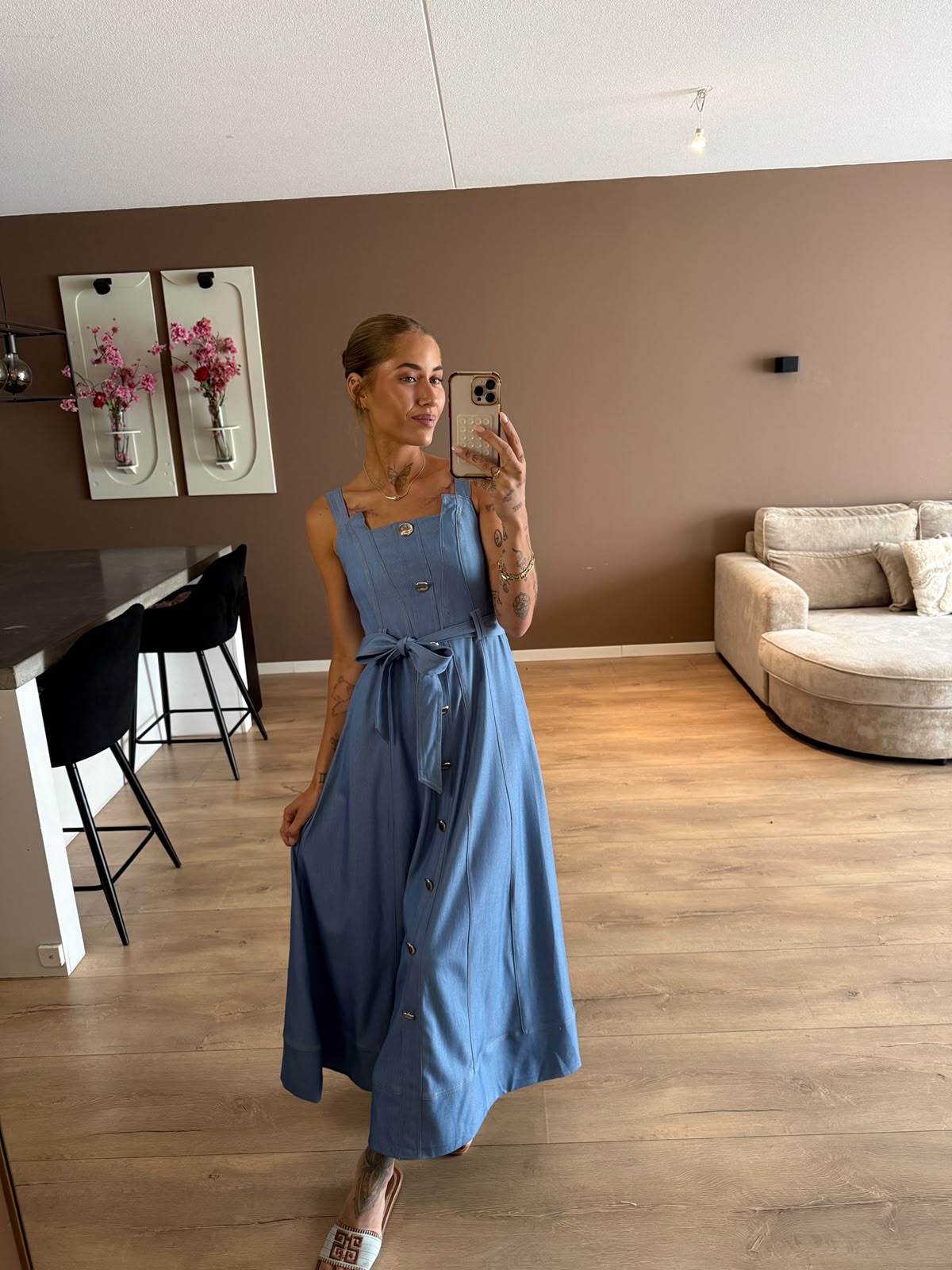 Denim chique dress