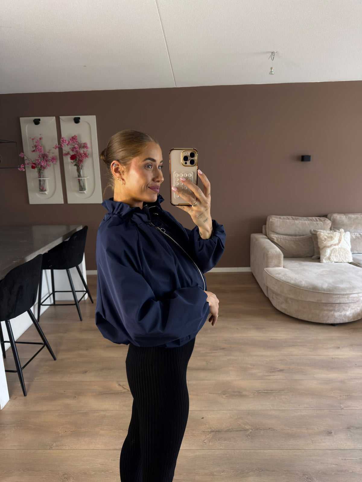 Rainy bomber jacket