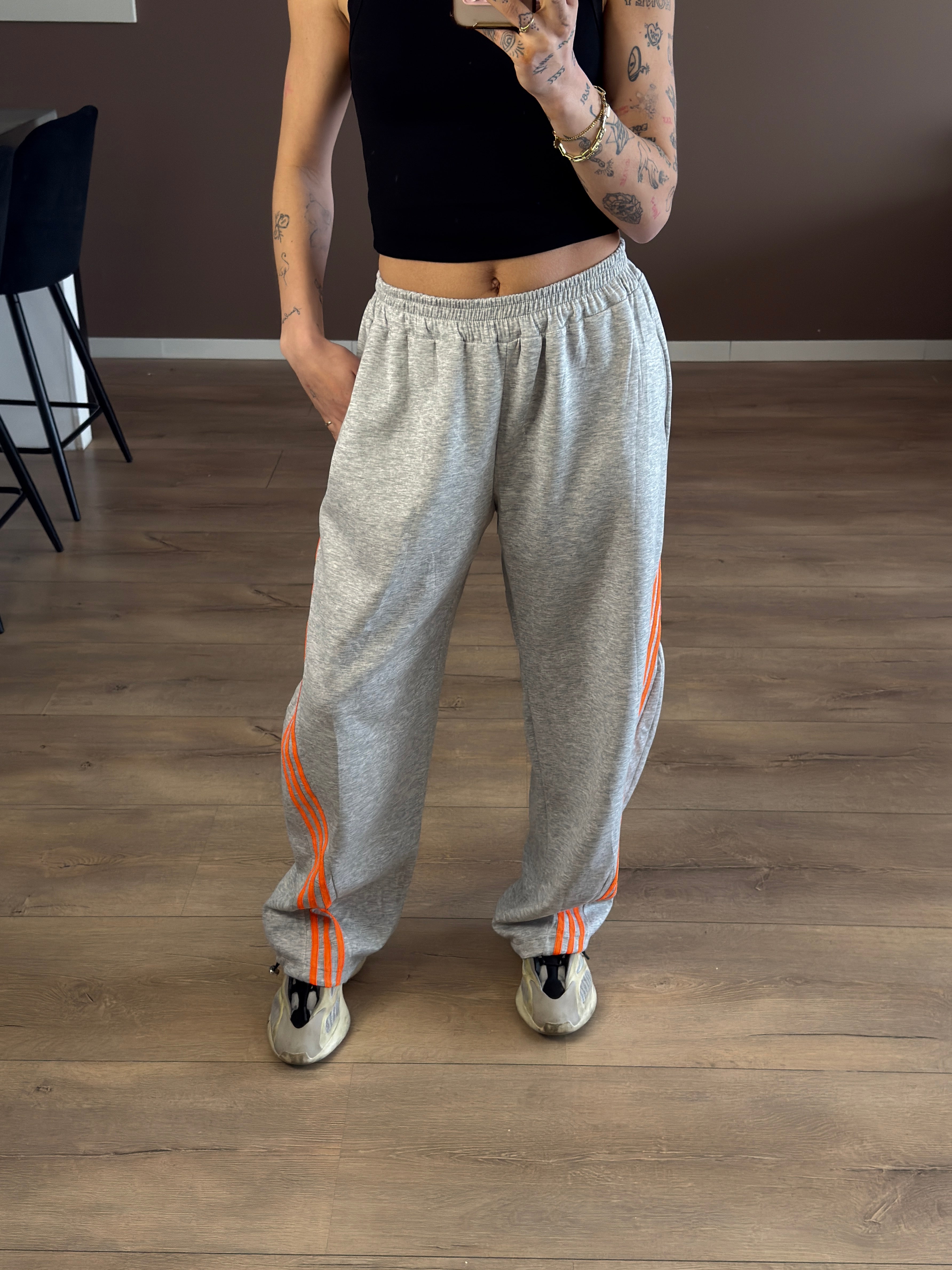 Ocean sweat pants oranje drop