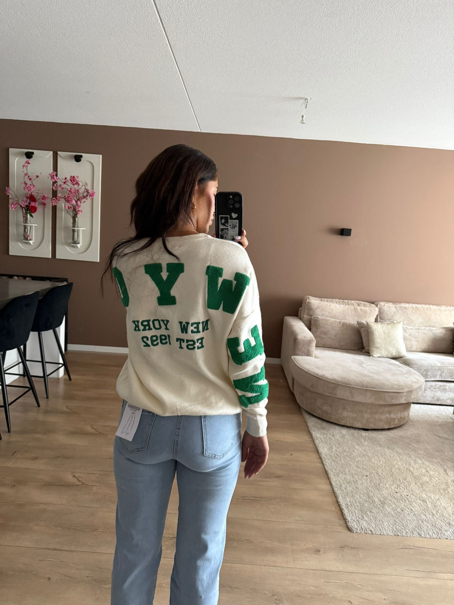 NY knitwear sweater green