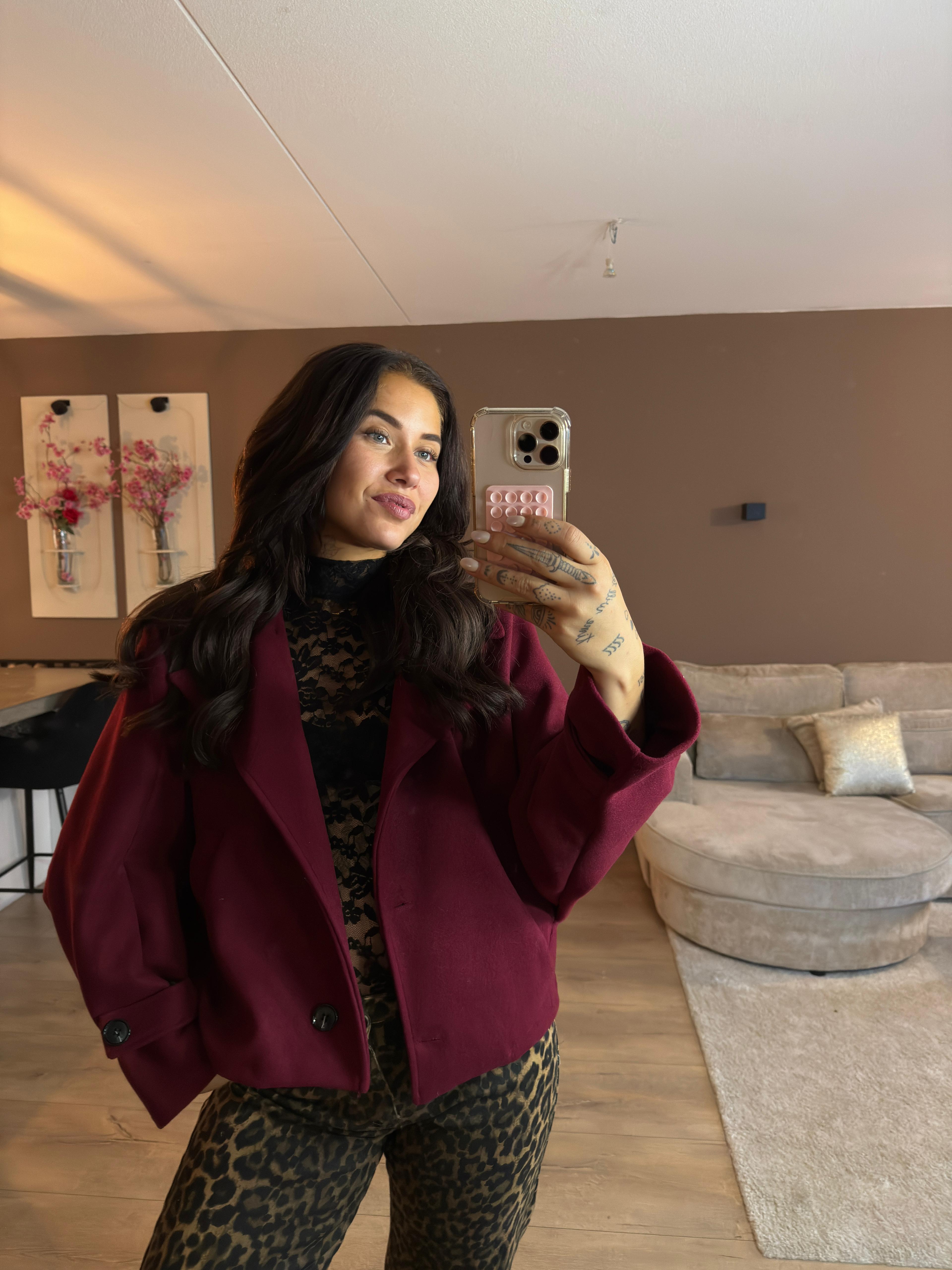 Balloon jacket - Bordeaux