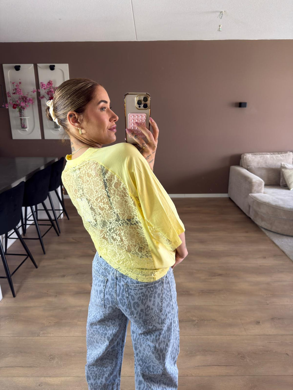 Lace jersey