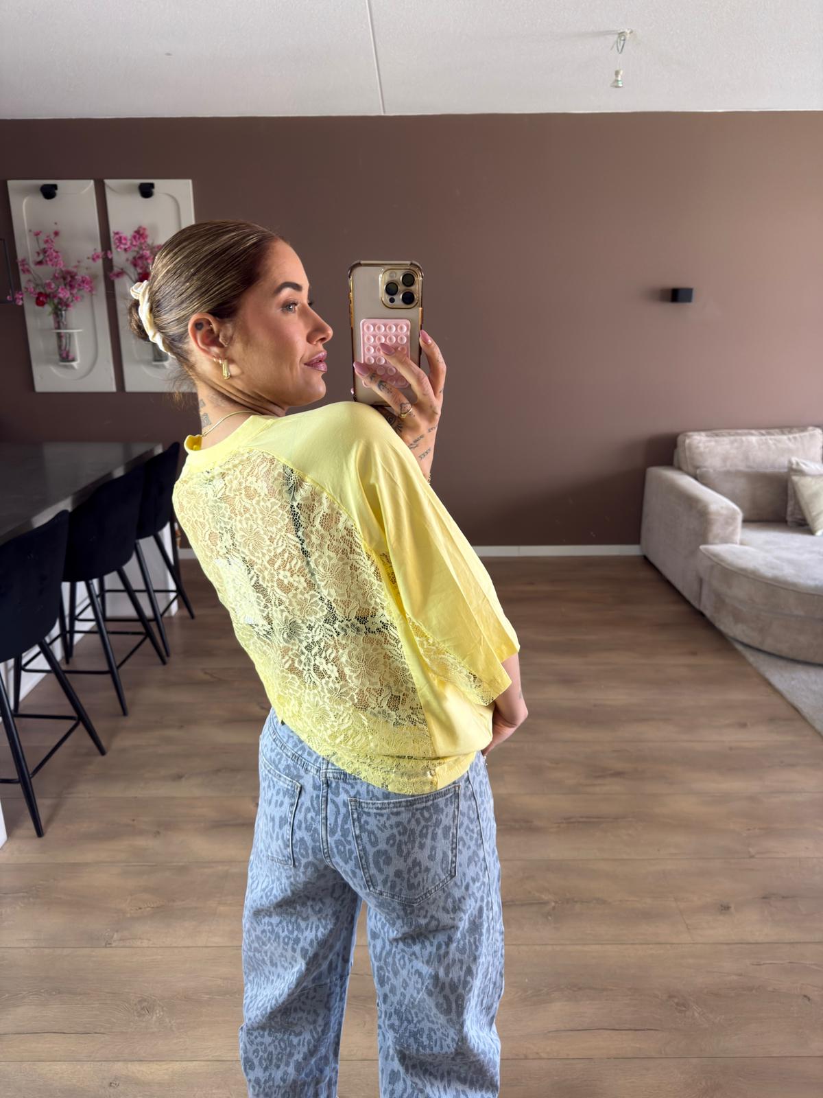 Lace jersey