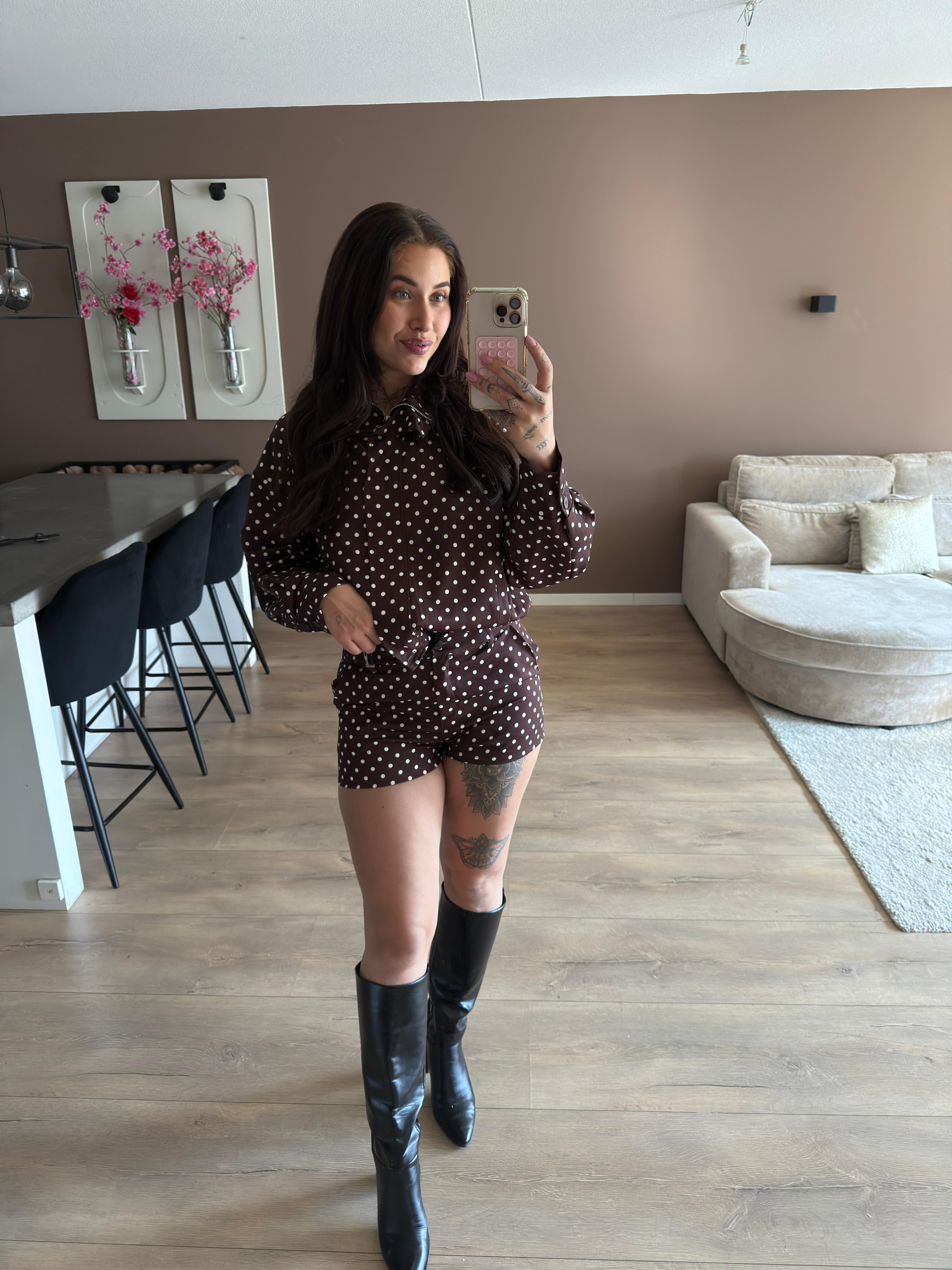 Polka dot TikTok set