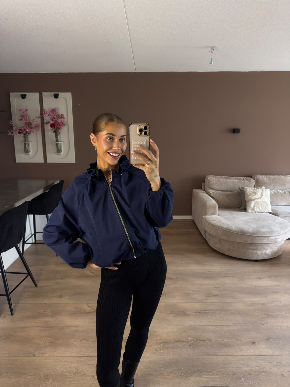 Rainy bomber jacket