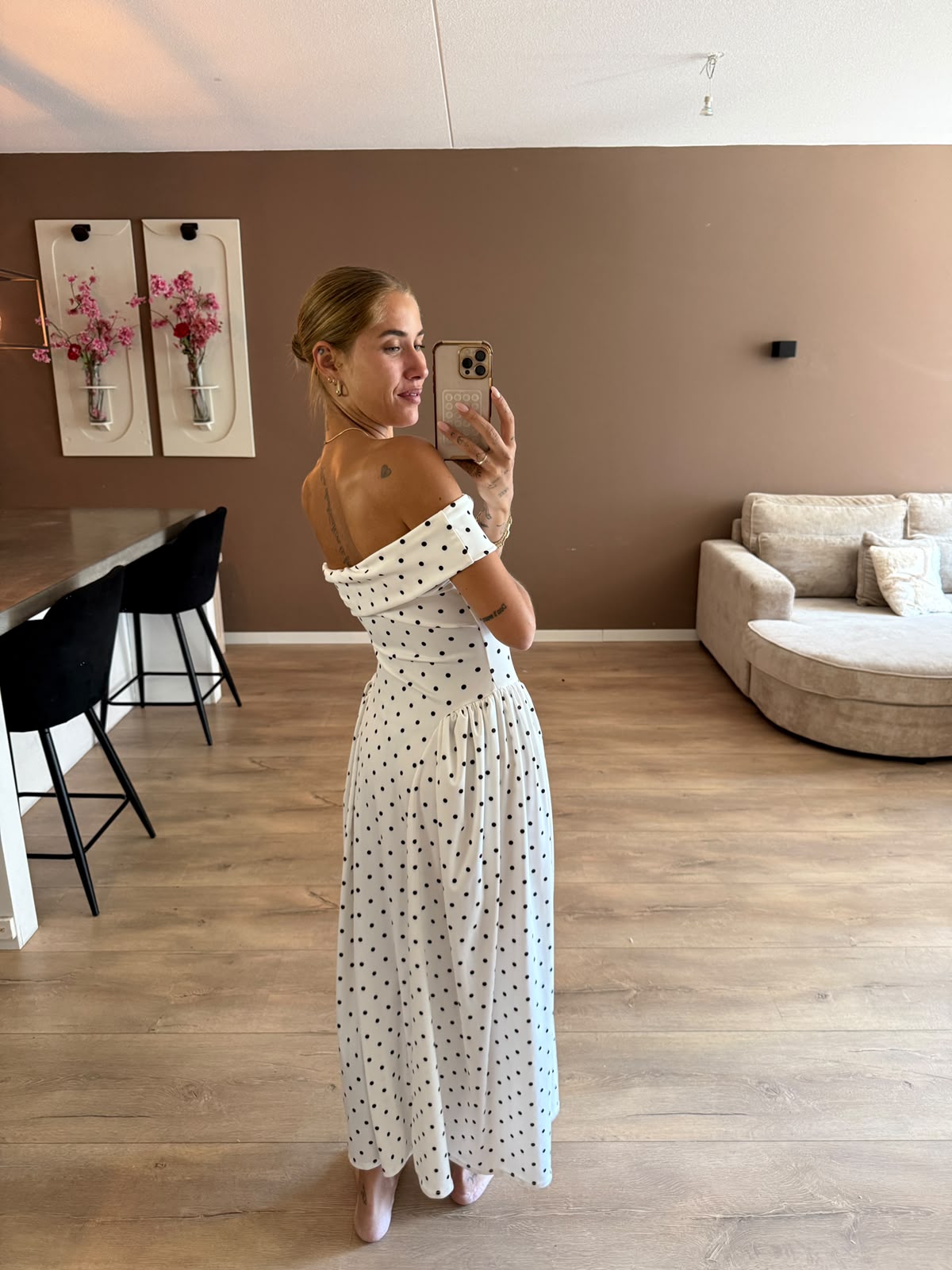 Marylin polka dress