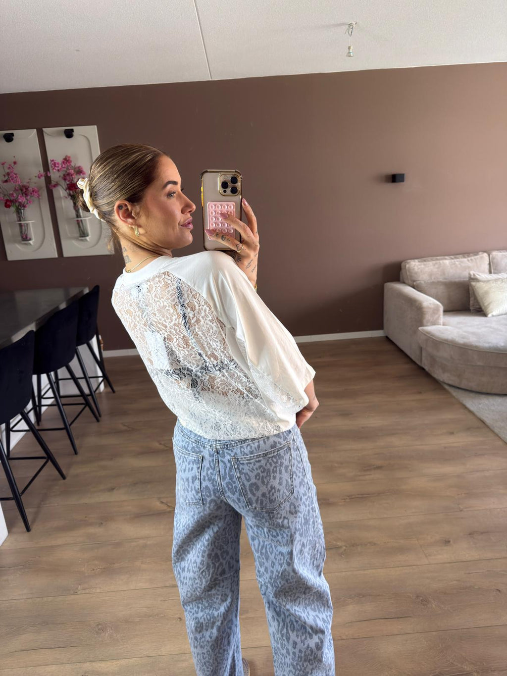 Lace jersey