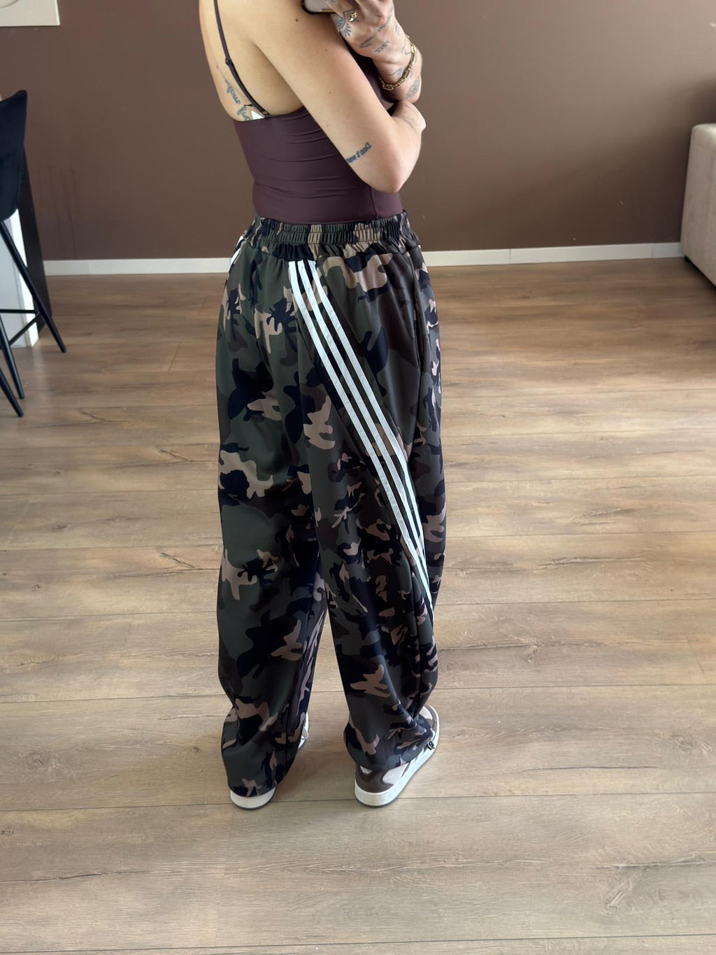 Ocean print sweatpants