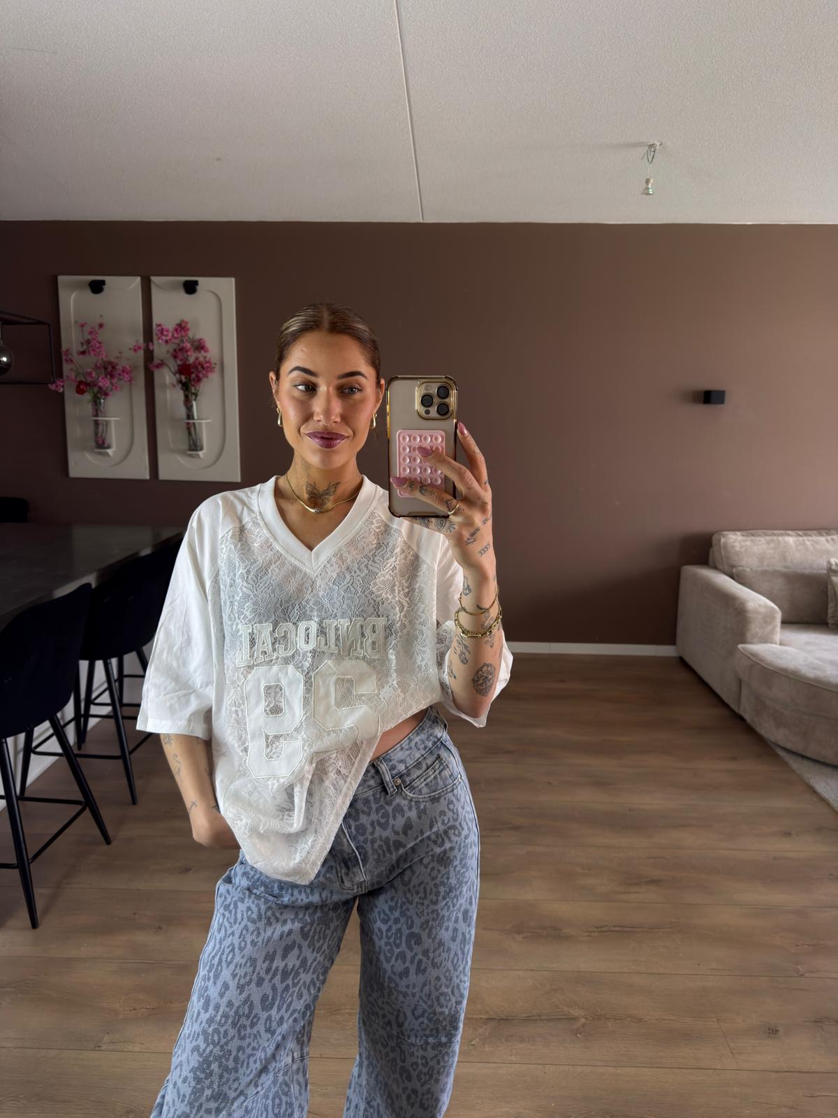 Lace jersey