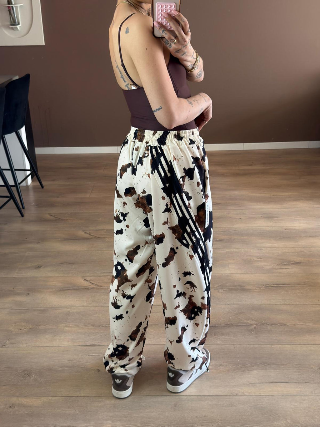 Ocean print sweatpants