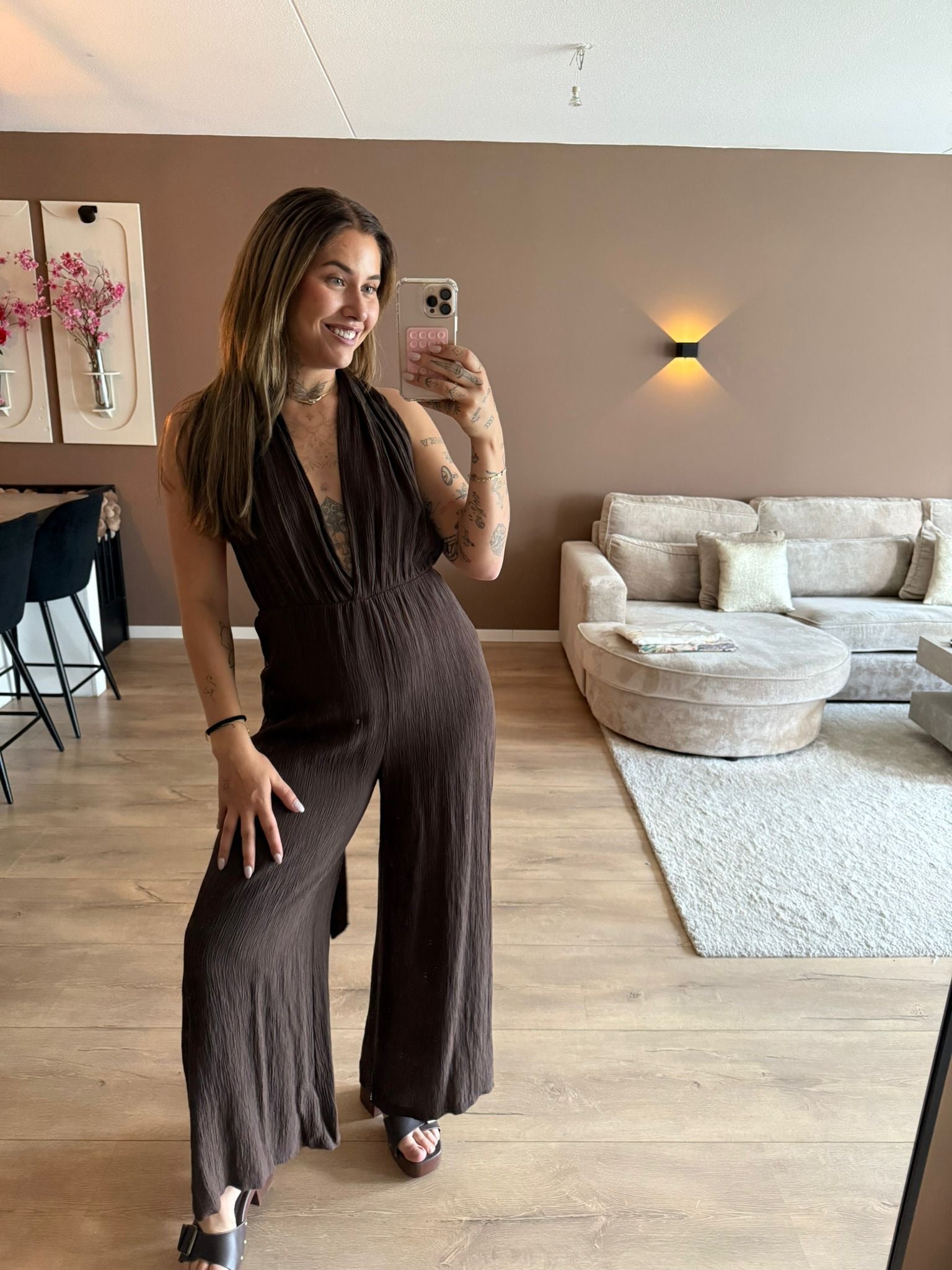 The Jayd Jumpsuit - BROWN
