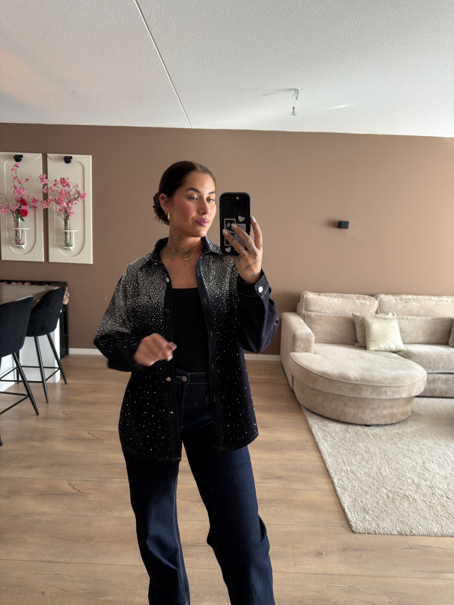 Naomi glitter blouse