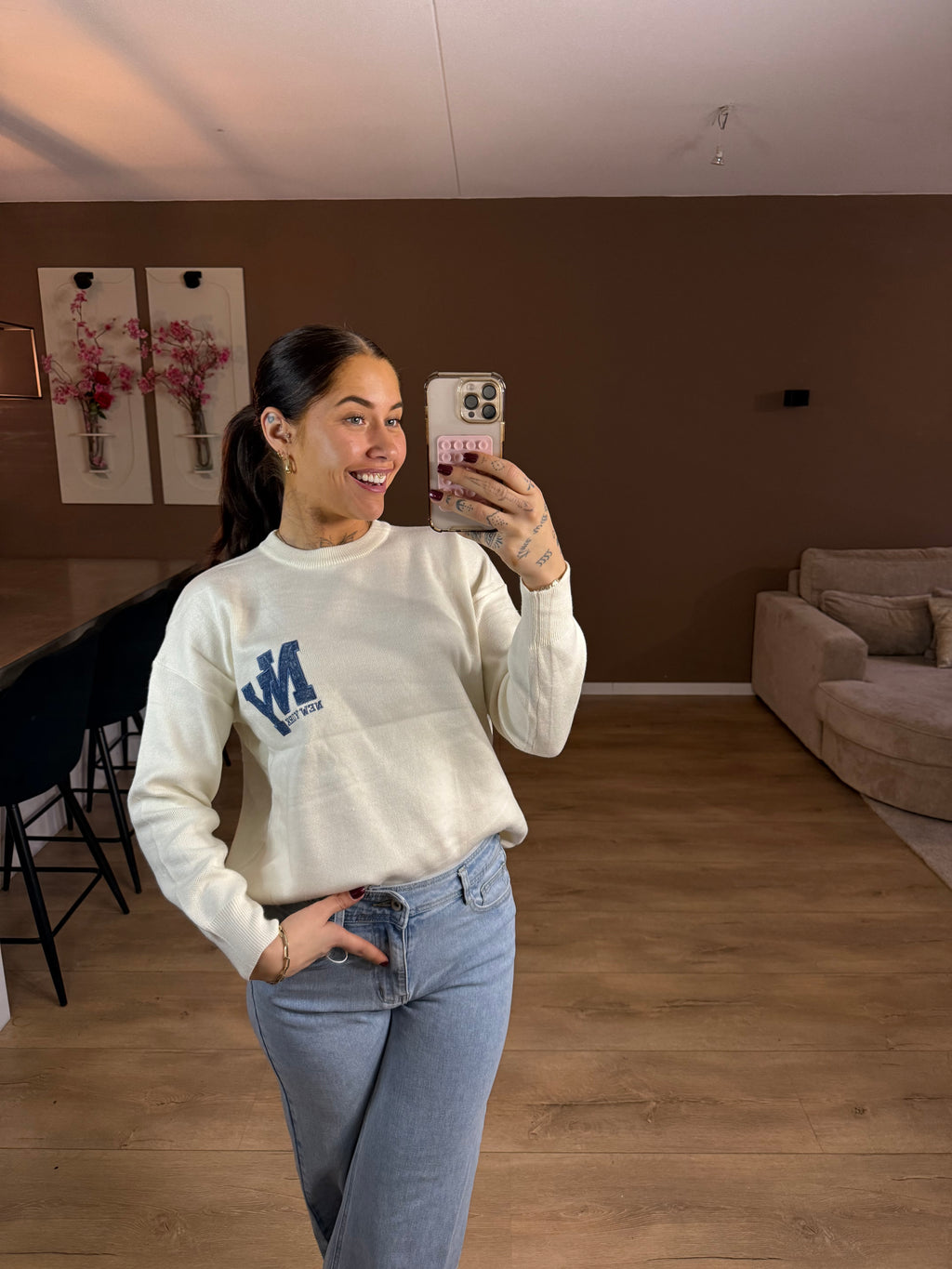 Ny knitwear jeans blue