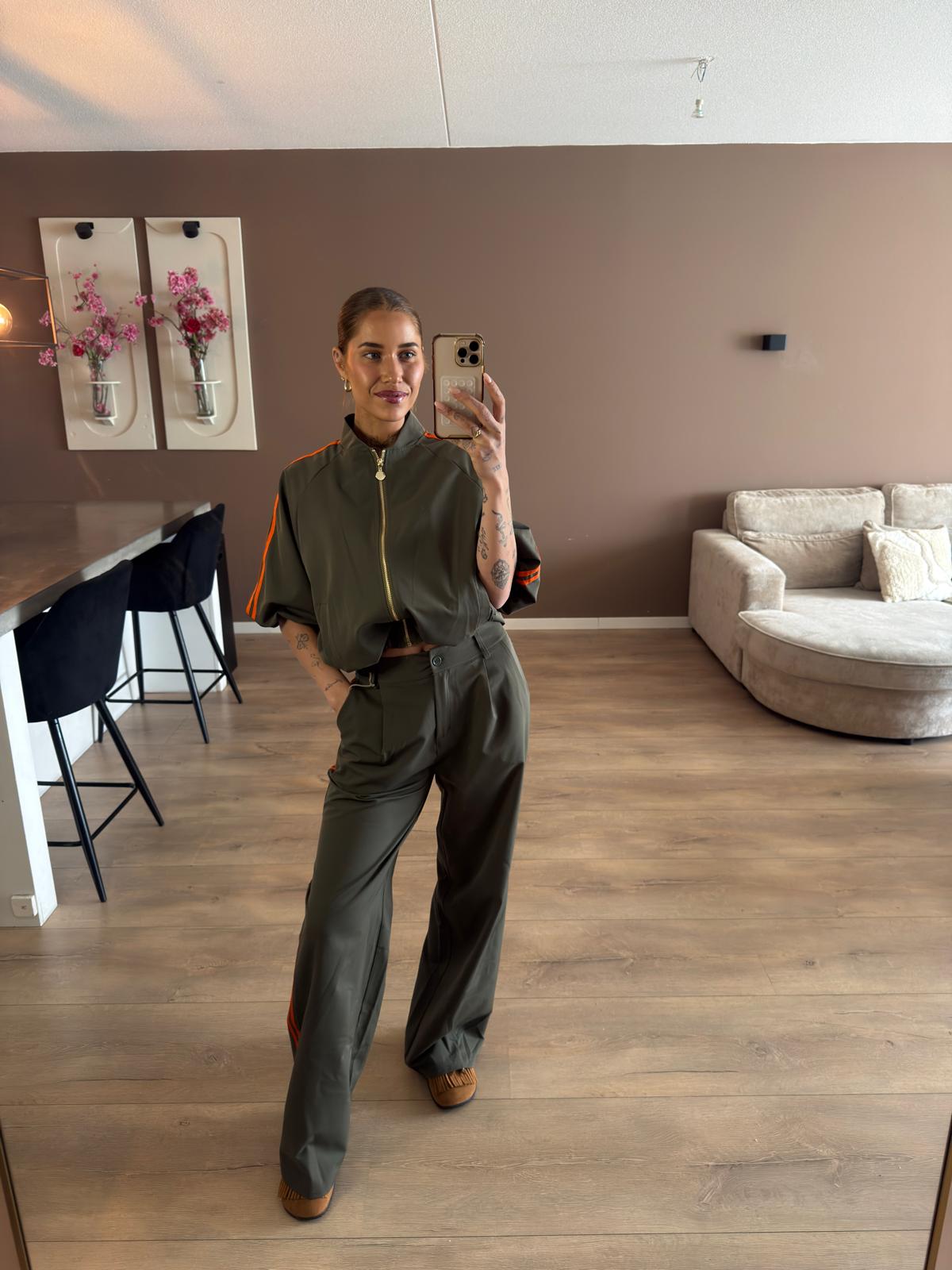 Elise top khaki