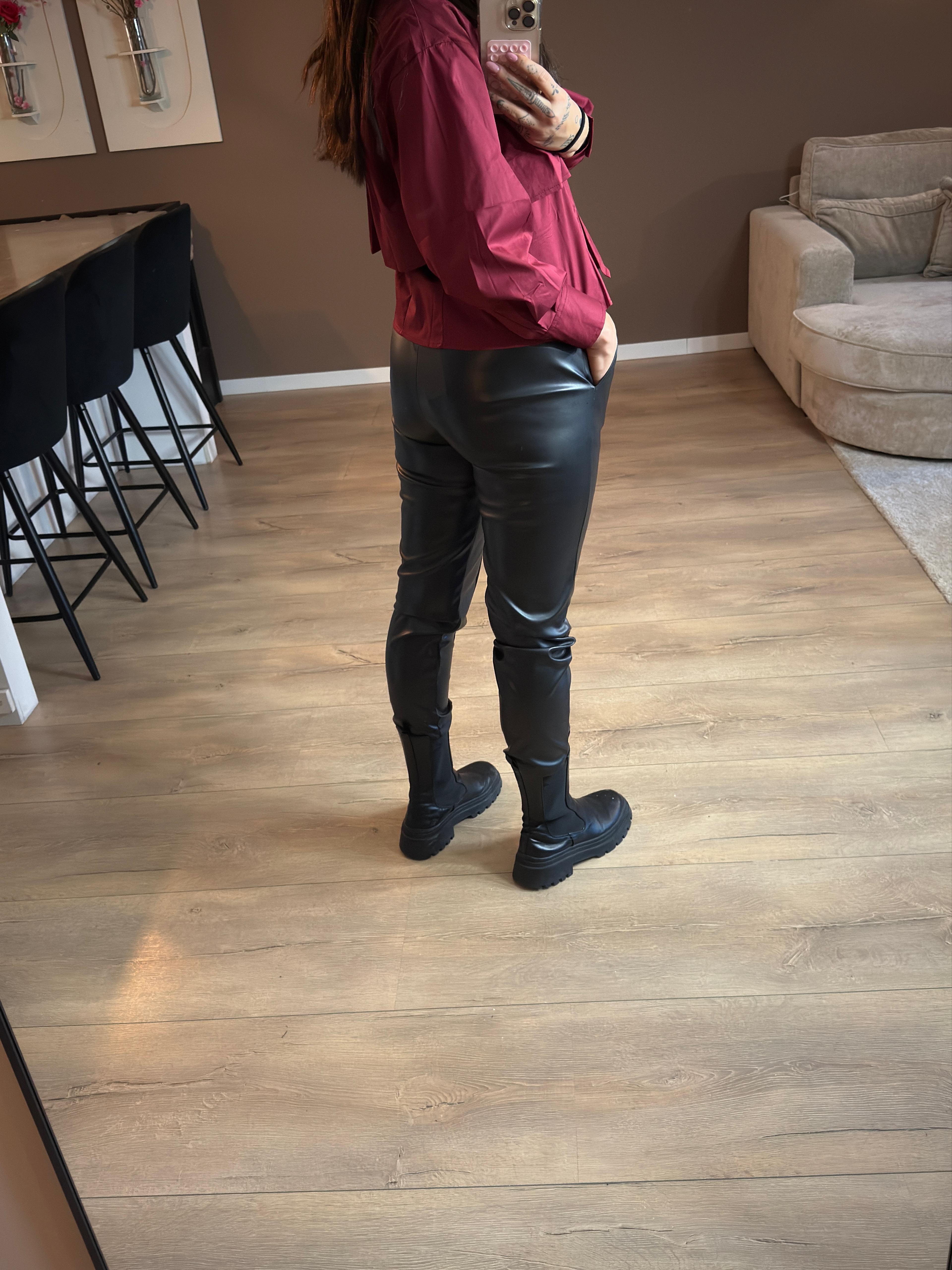 Merel leren pants