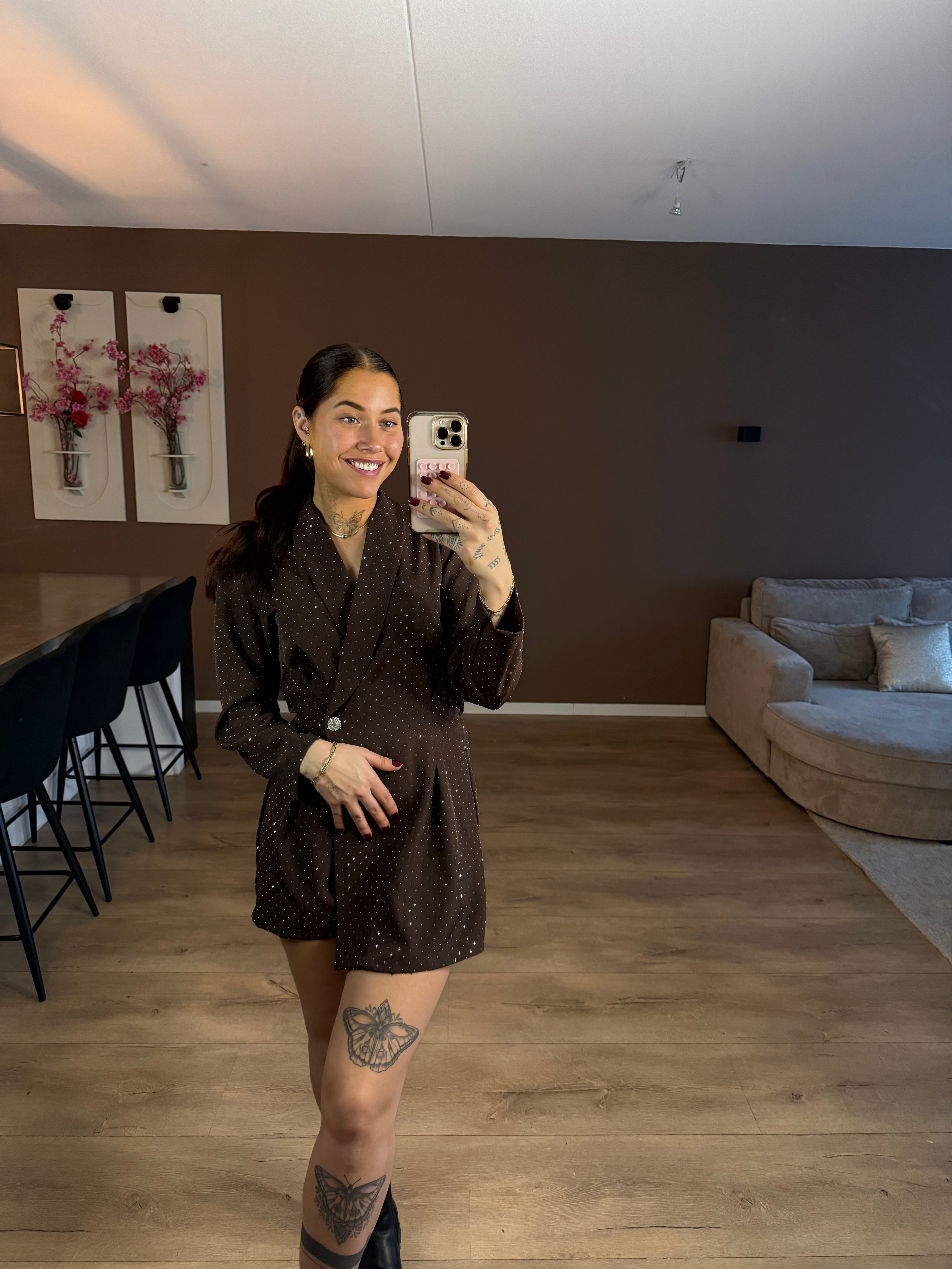 Leny glitter playsuit