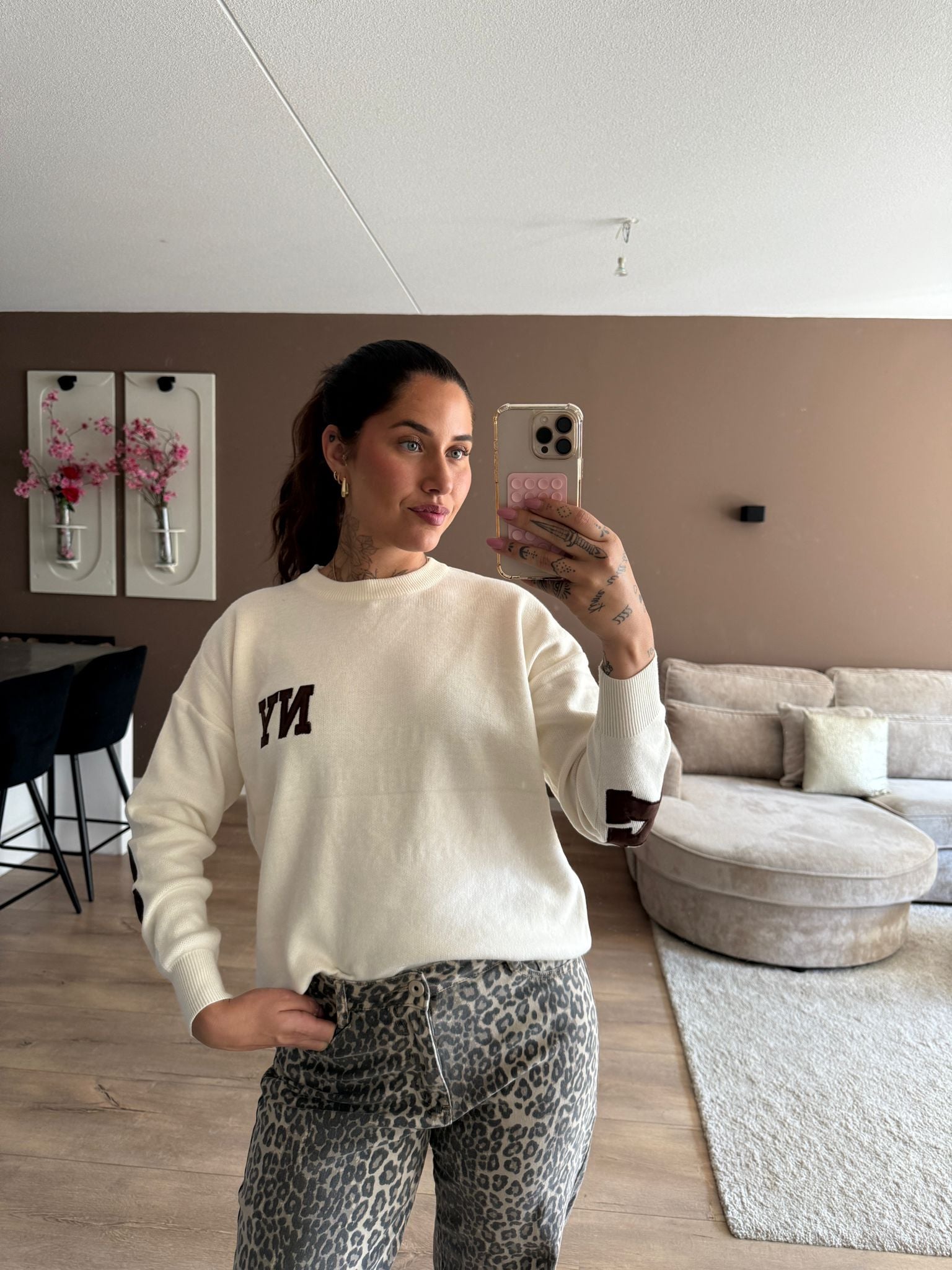 NY knitwear sweater - choco