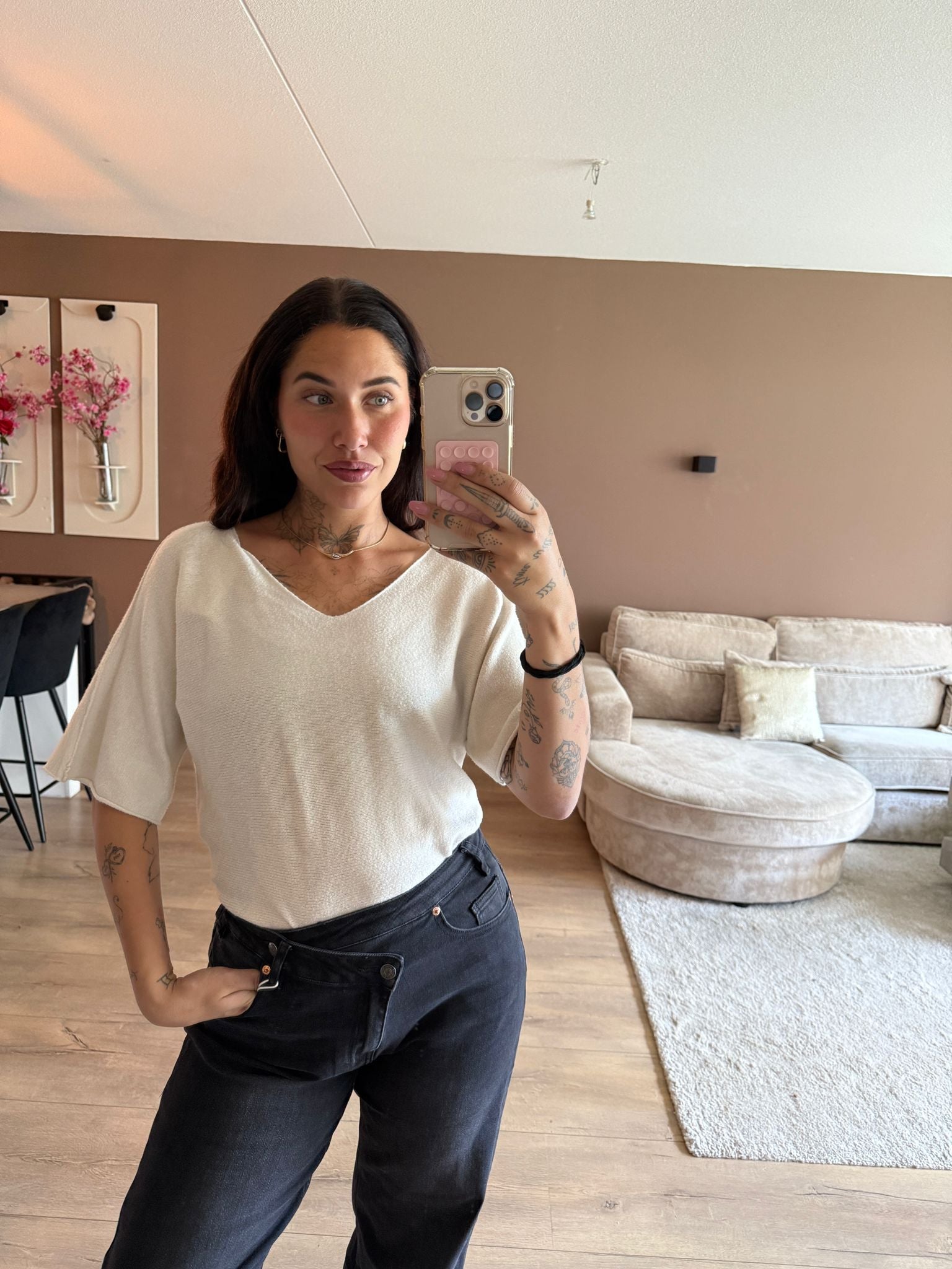 Rachel top - white