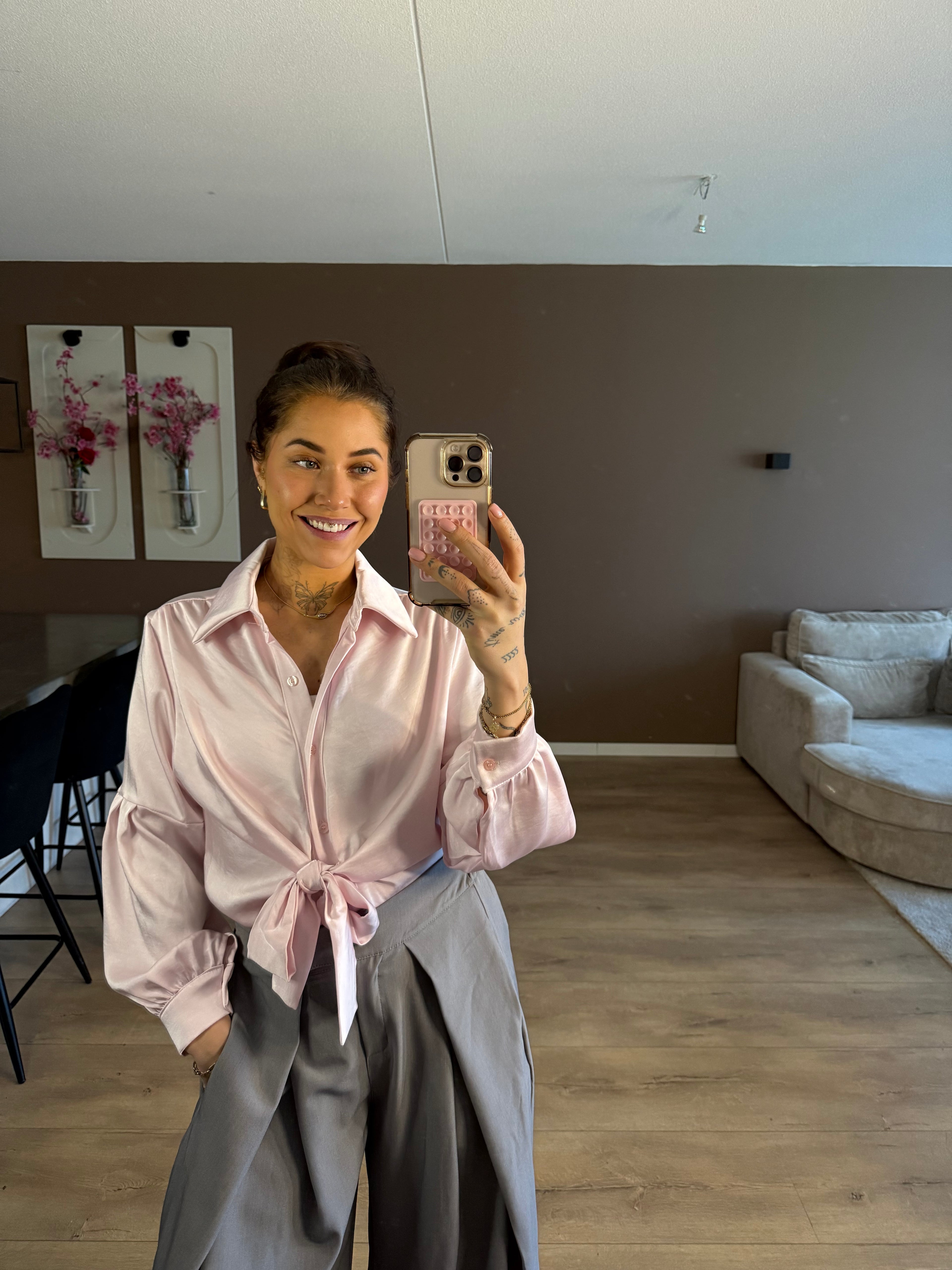 Monaco blouse pastel