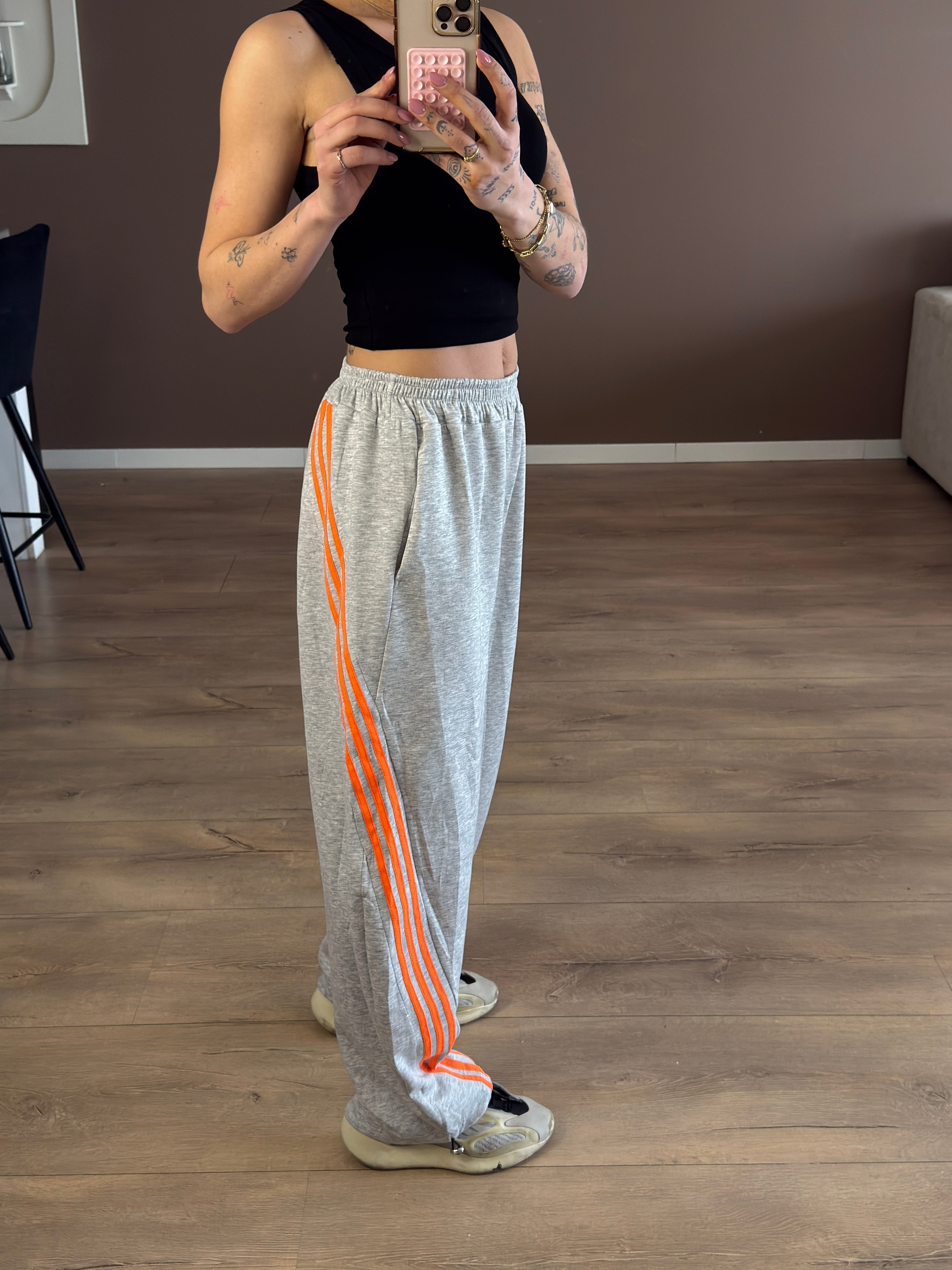 Ocean sweat pants oranje drop