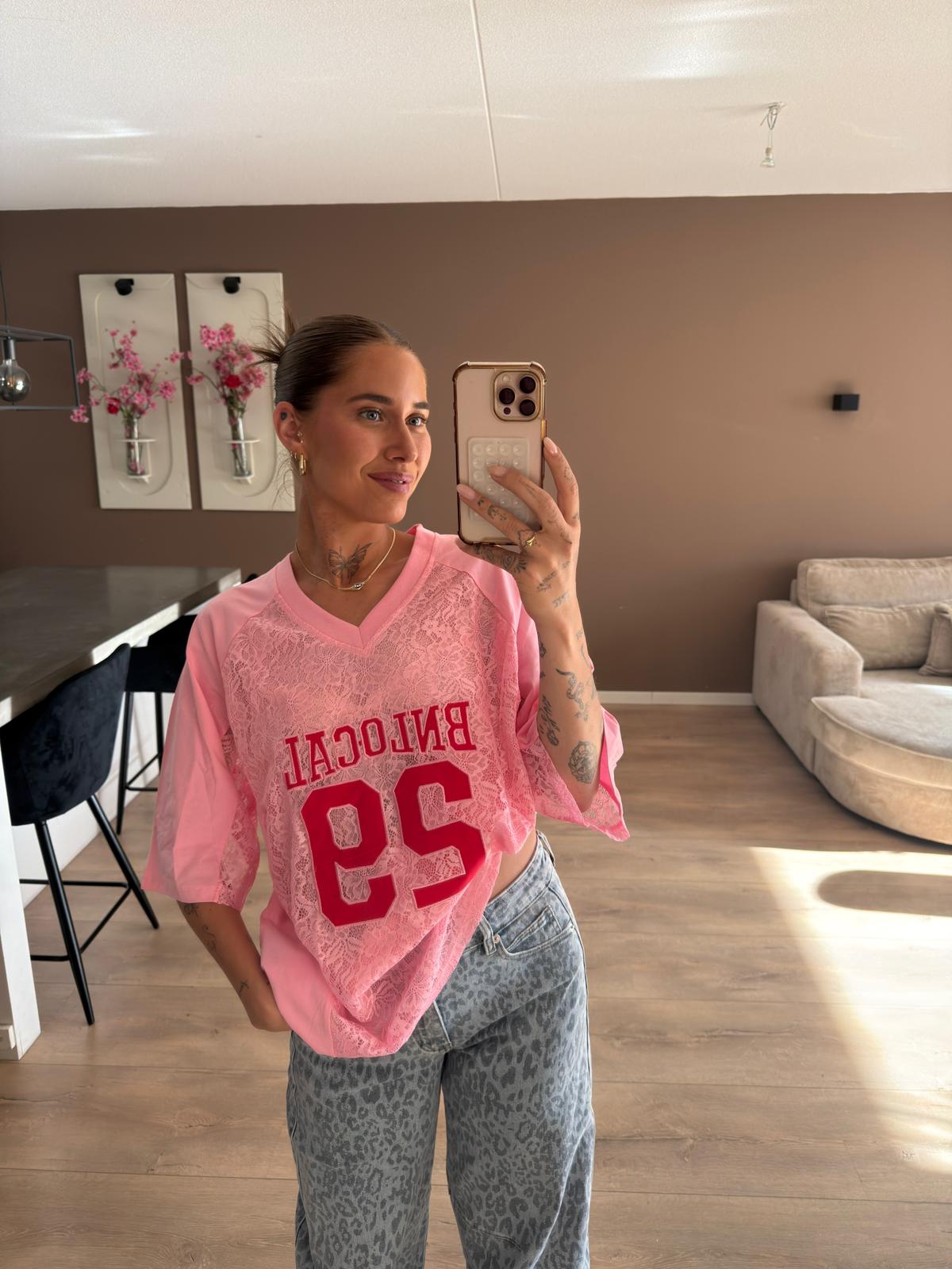 Lace jersey