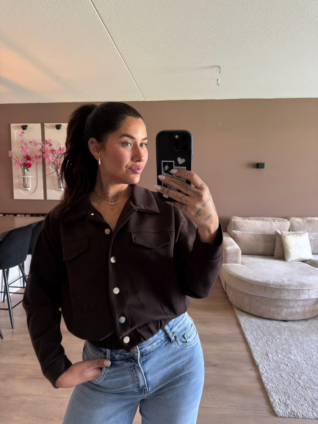 Bente veste  - choco