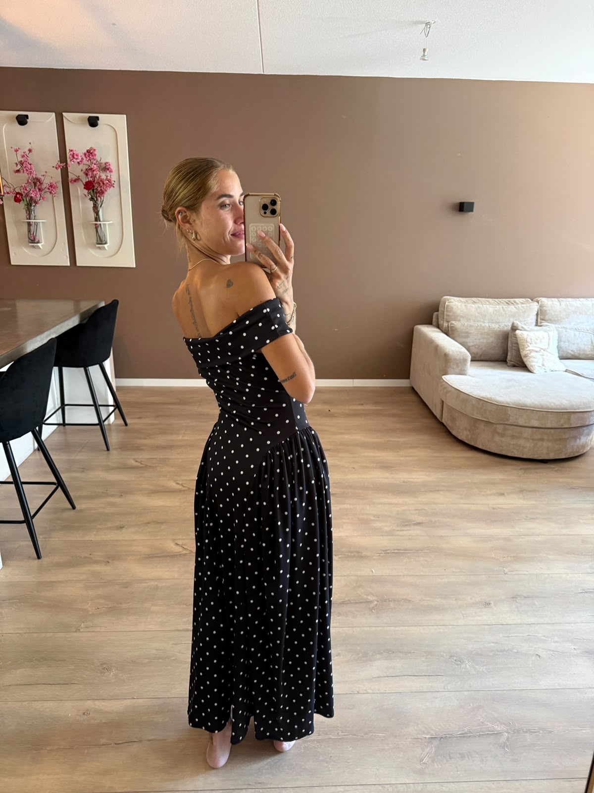 Marylin polka dress