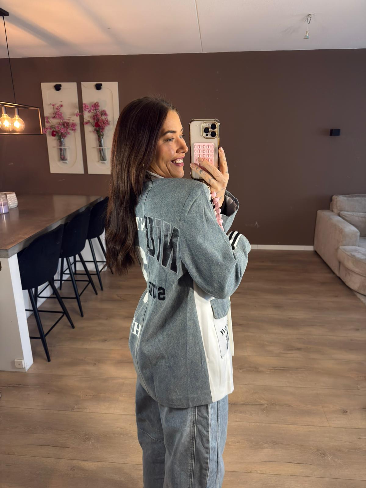Denim blazer