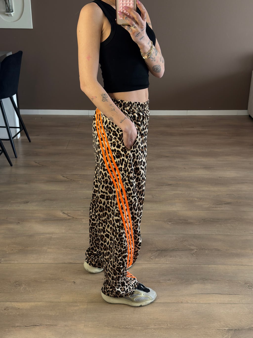 Ocean sweat pants oranje drop