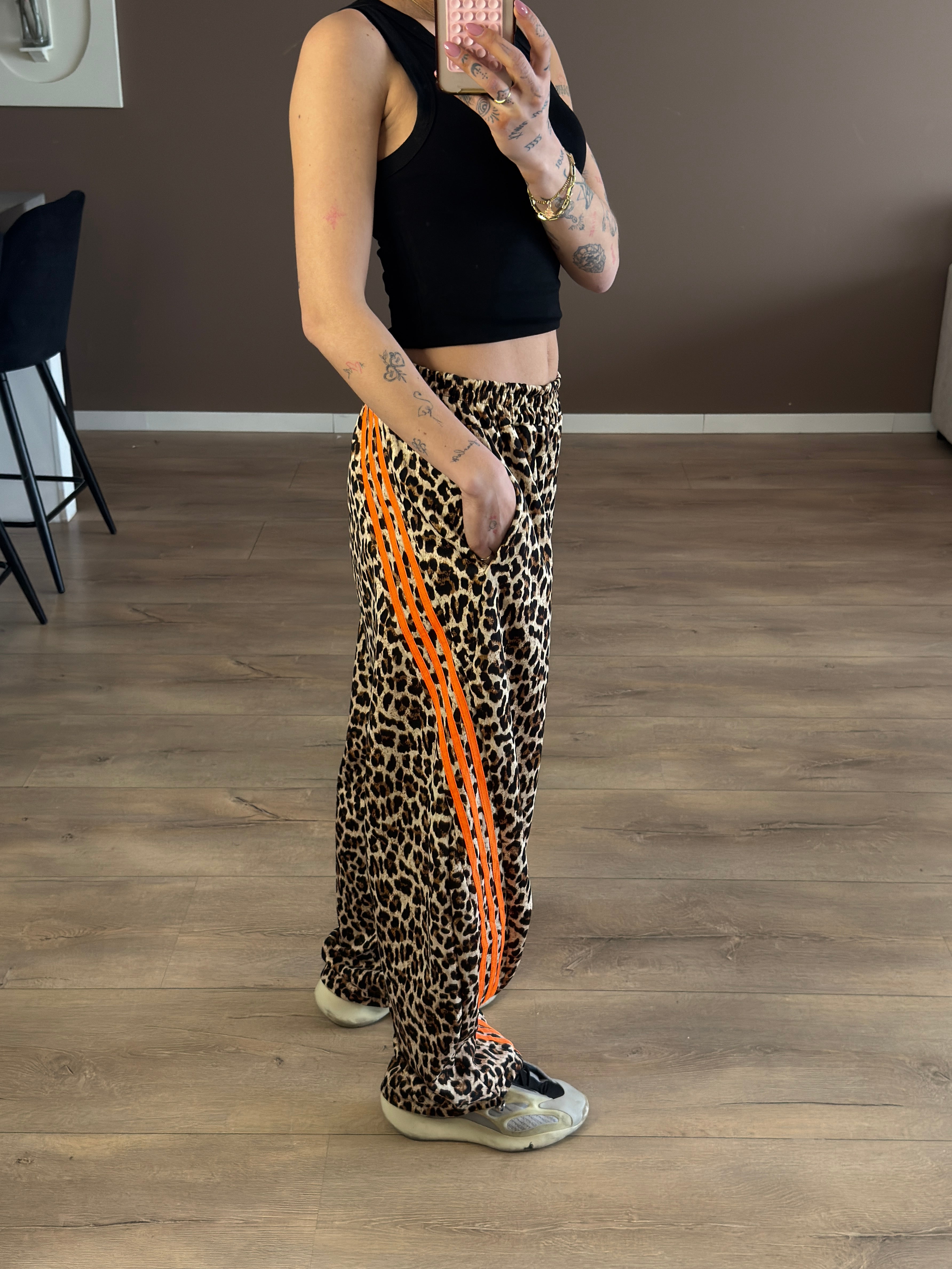 Ocean sweat pants oranje drop