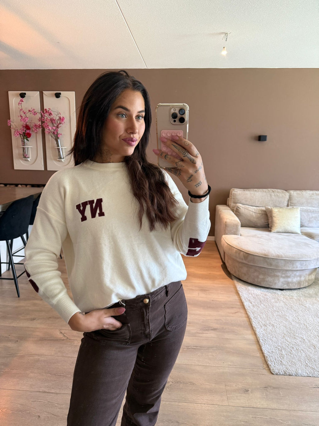 NY knitwear - bordeaux