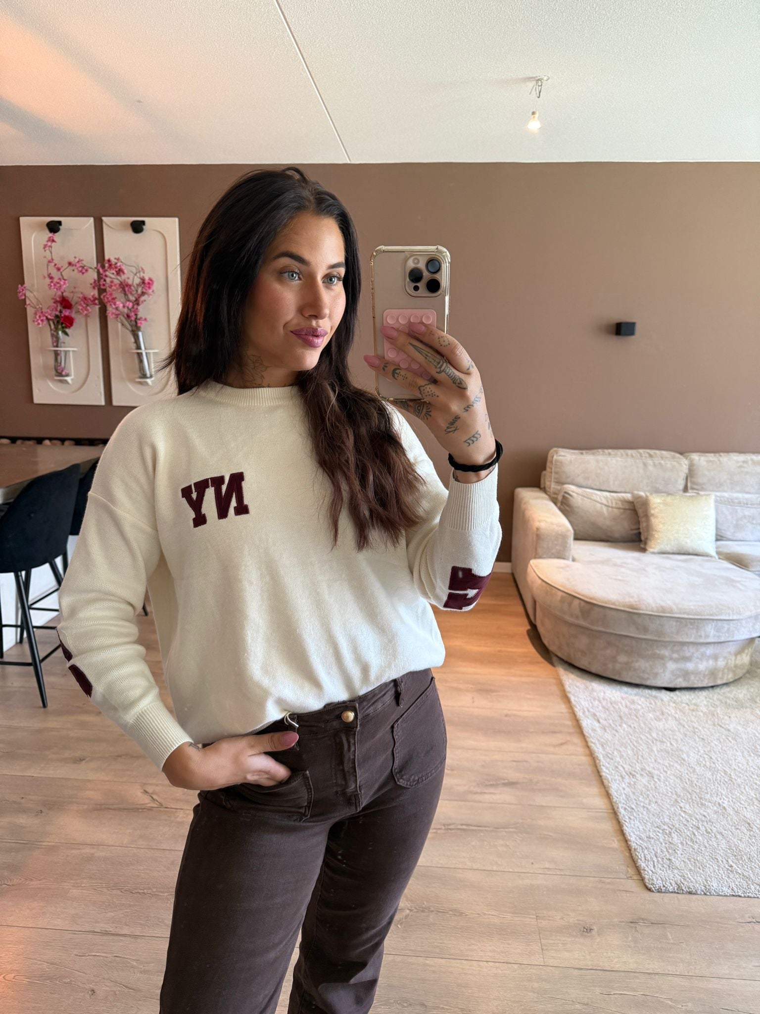 NY knitwear - bordeaux