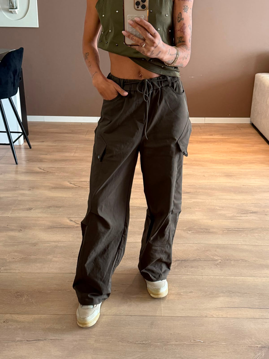 Cargo parachute broek