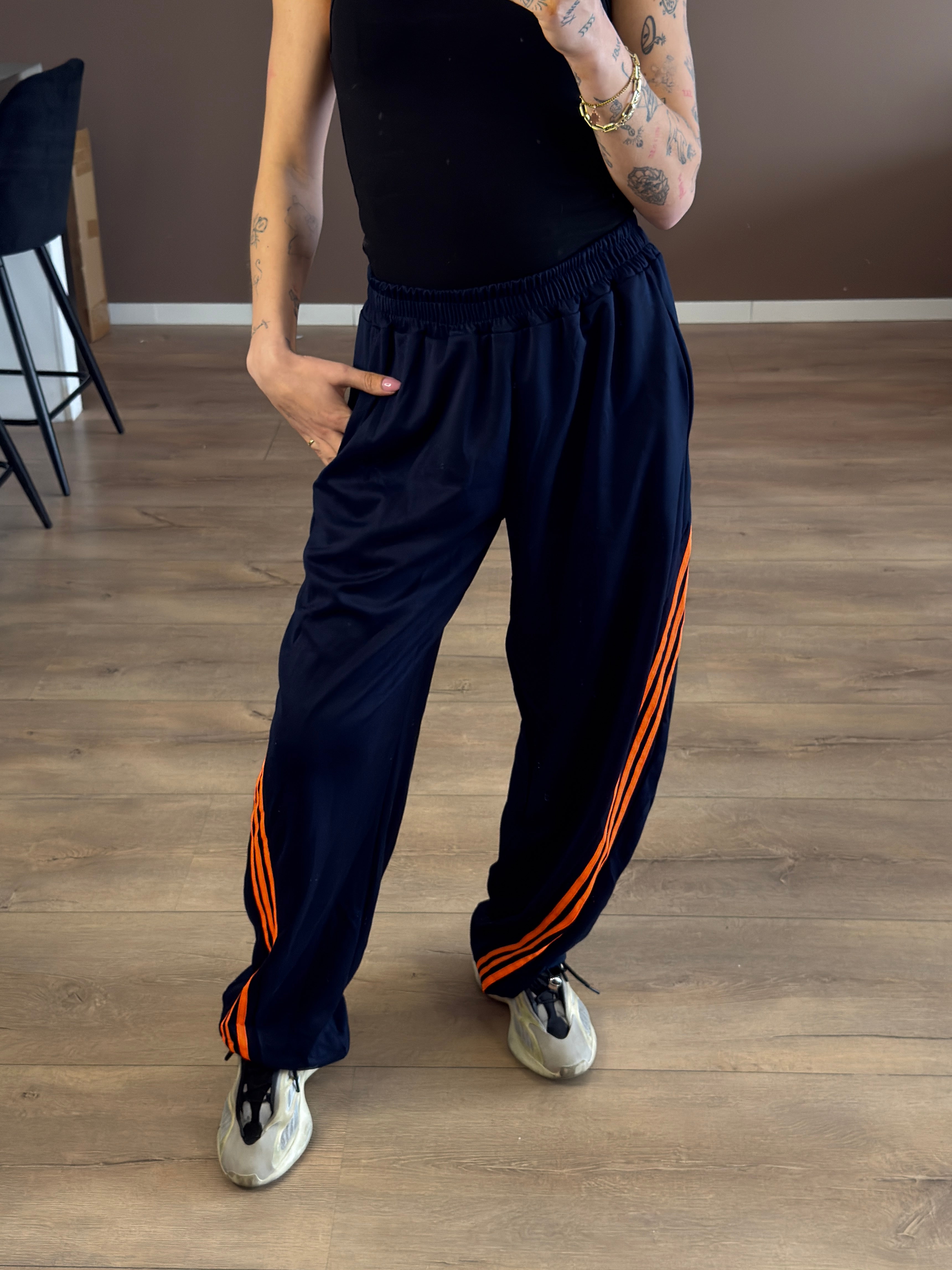 Ocean sweat pants oranje drop