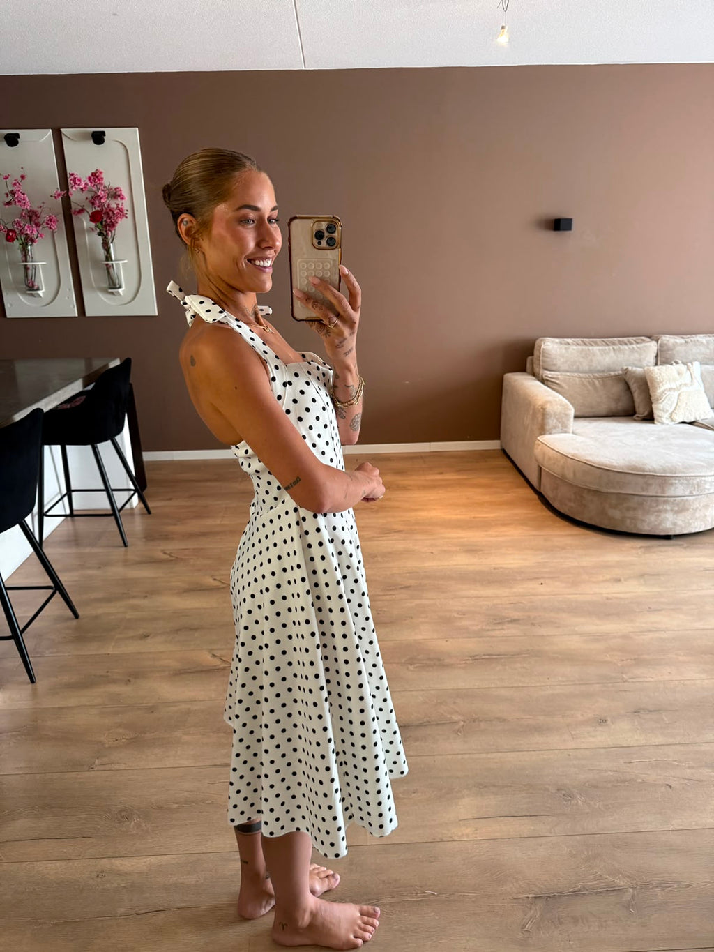 Dotty picknick dress