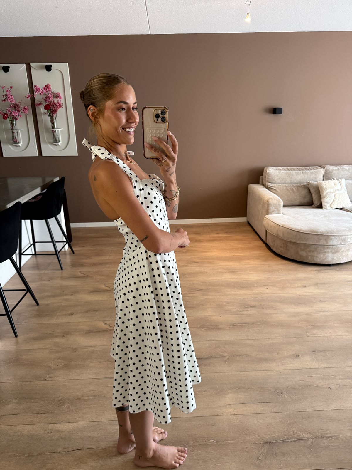 Dotty picknick dress