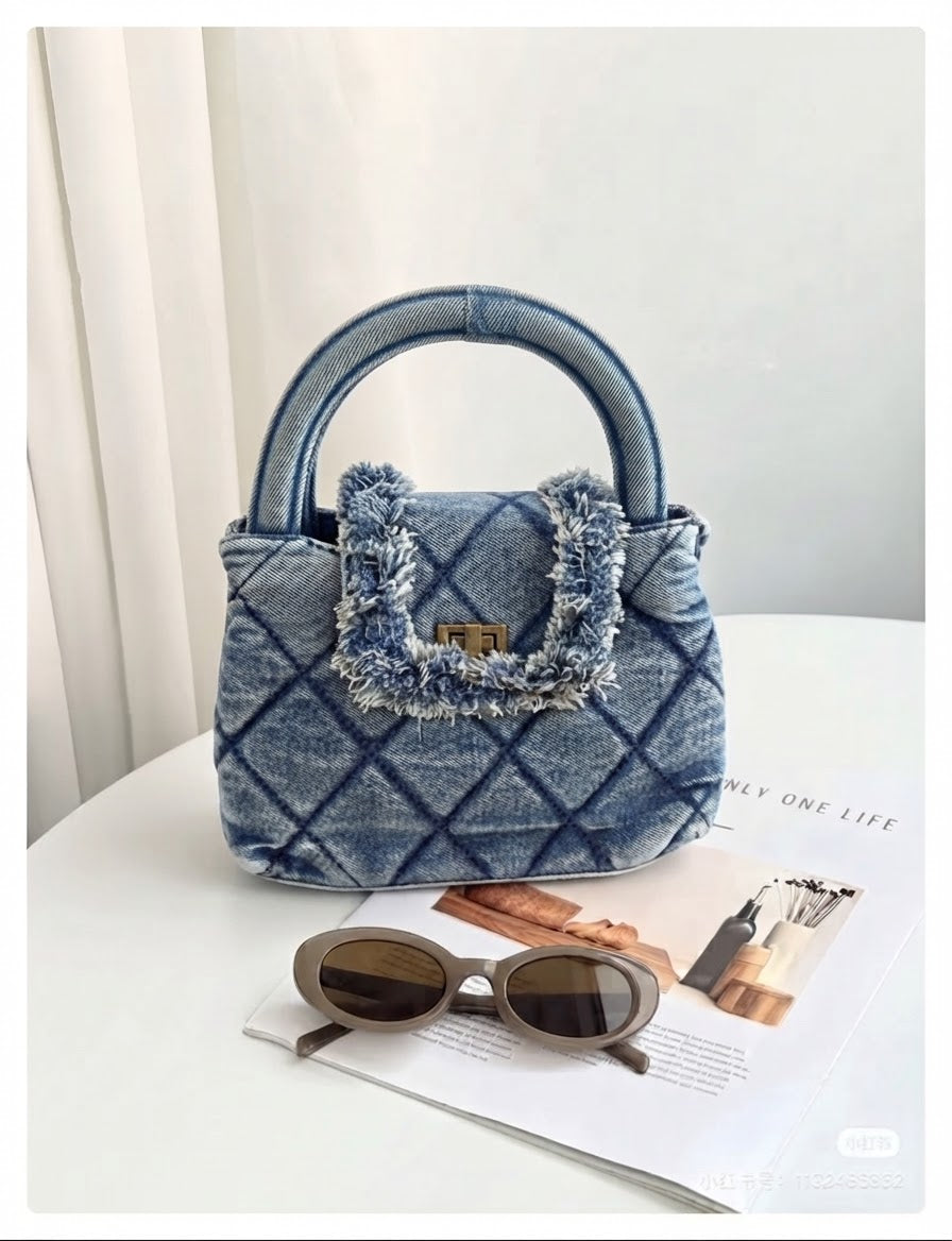 Midi denim bag